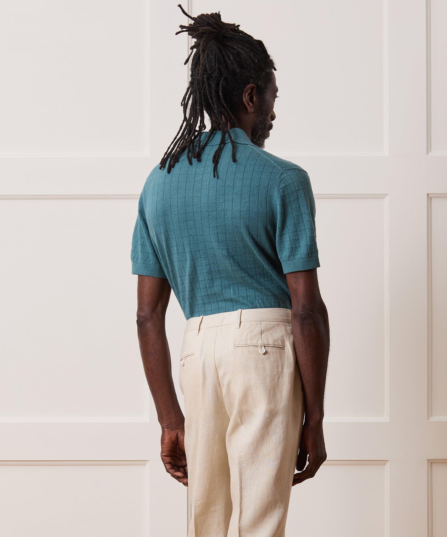 Linen Montauk Sweater Polo Product Image
