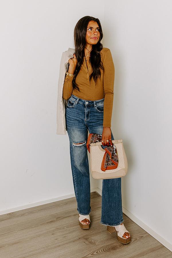 Risen Miranda High Waist Straight Leg Jean Product Image