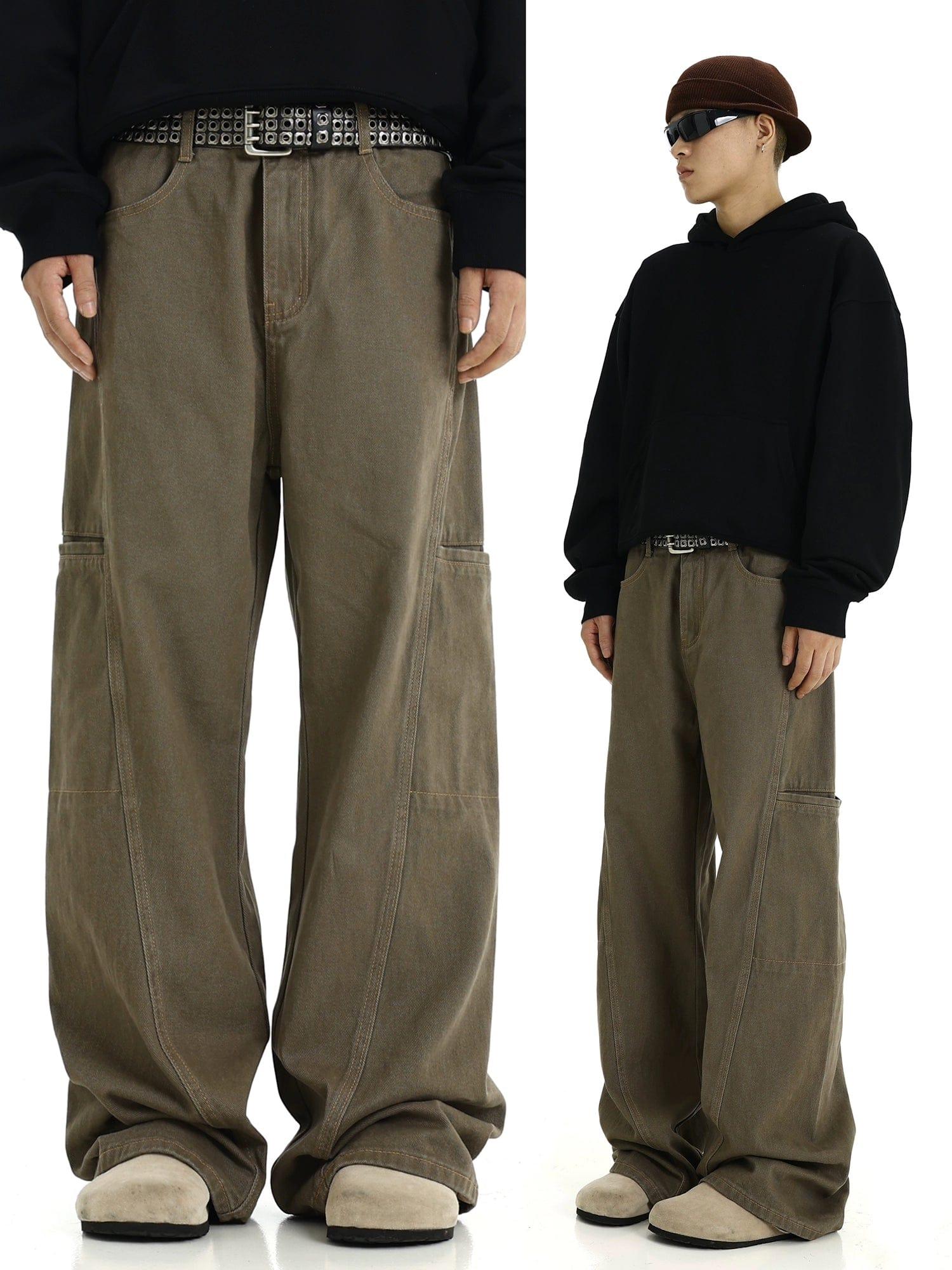 RT No. 10424 BROWN CARPENTER CARGO PANTS Product Image