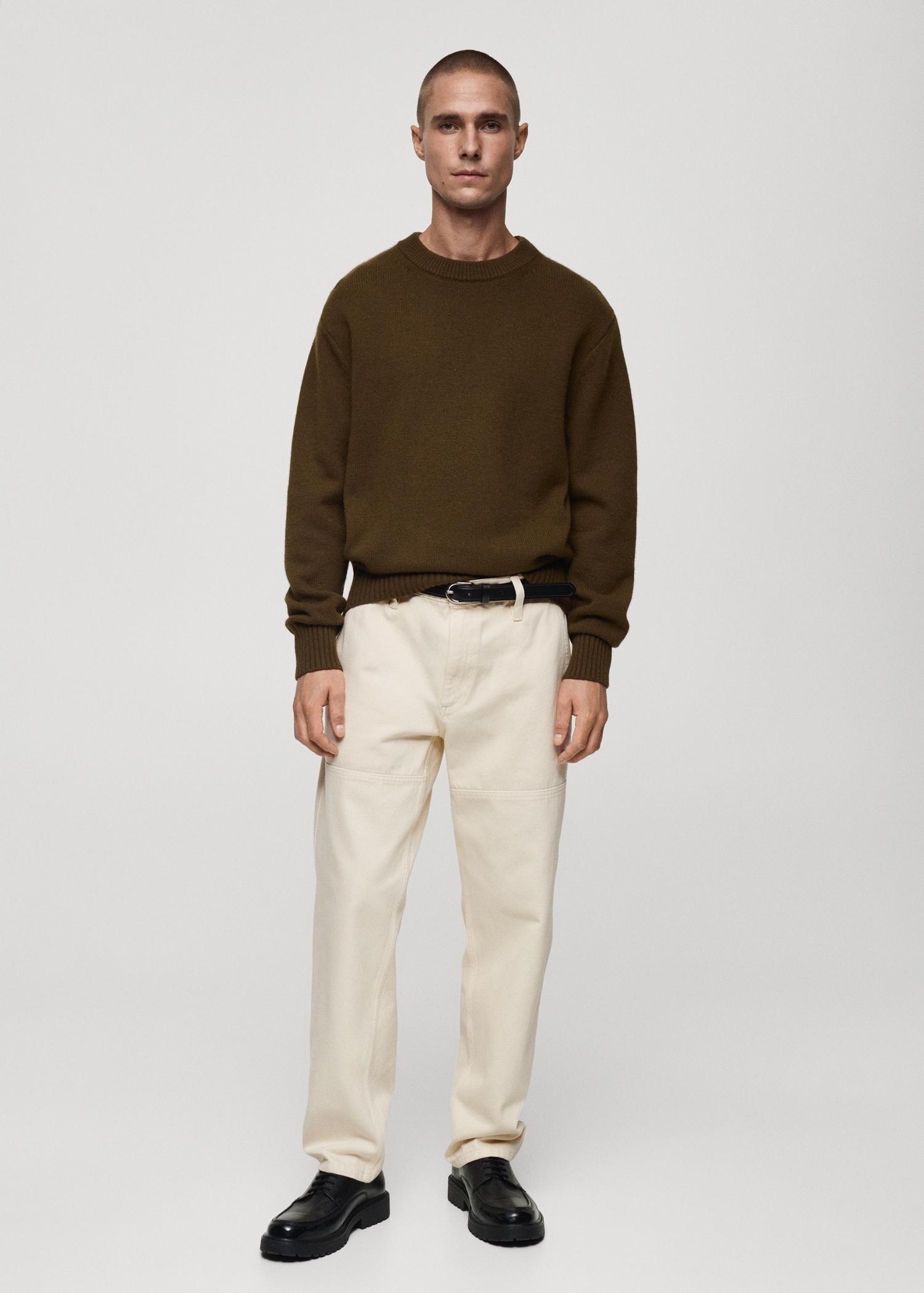 Regular-fit jeans with seam detail - Men | MANGO USA Product Image