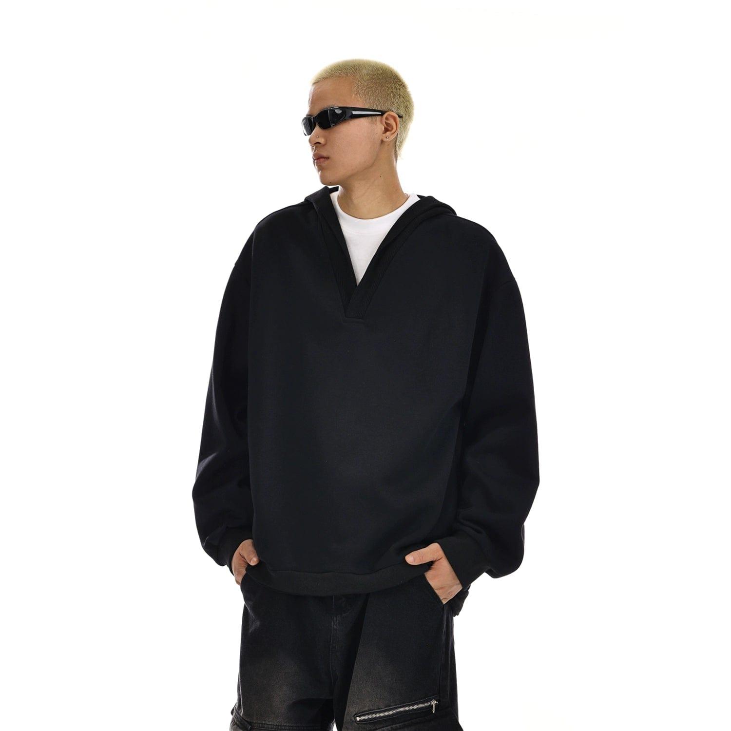 RT No. 12116 V-NECK PULLOVER HOODIE Product Image