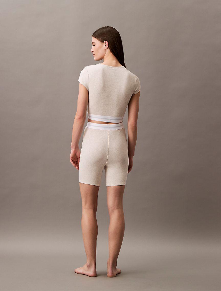 Cotton Stretch Rib Bike Shorts Product Image