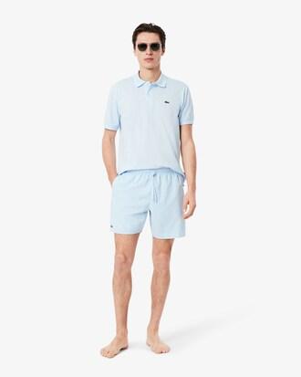 Mid Length Monochrome Swim Trunks Product Image