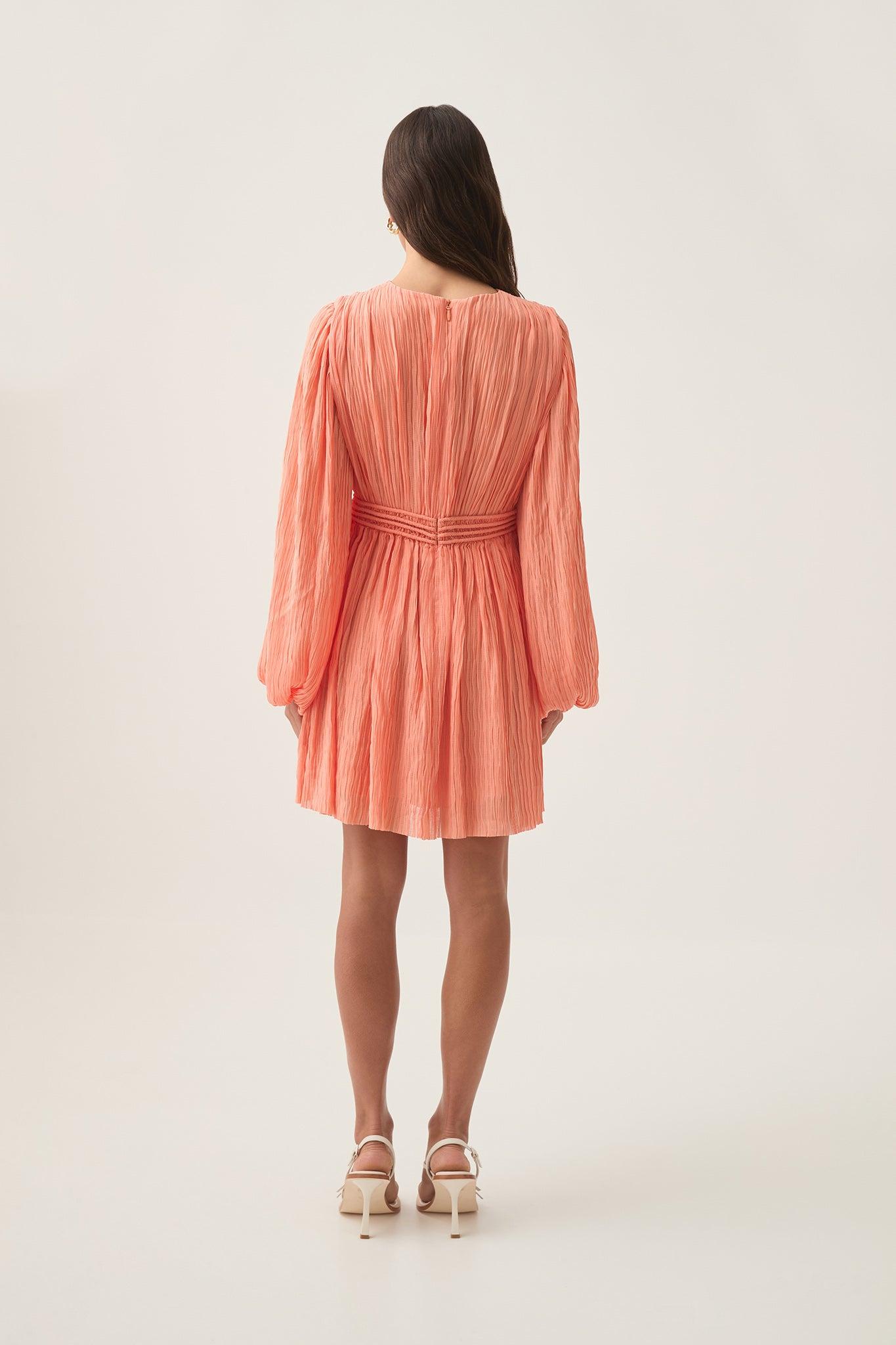 Genevieve Pleated Mini Dress Product Image