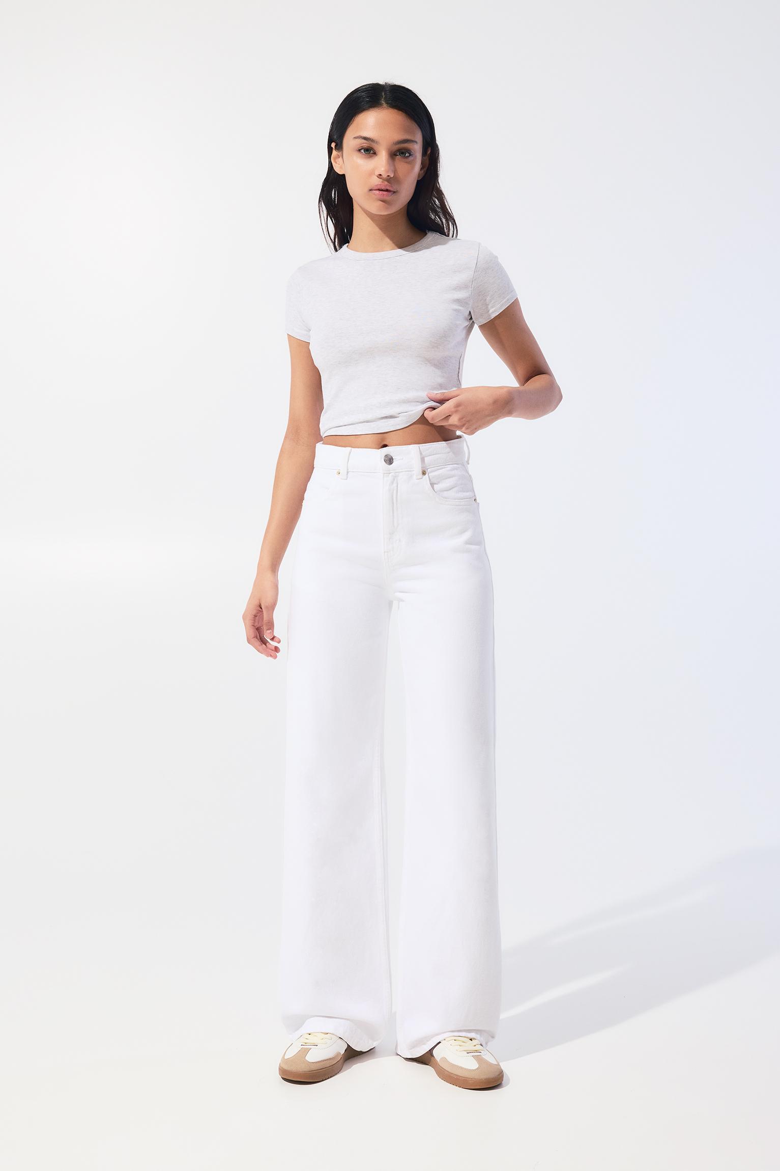 High-rise wide leg jeans Product Image
