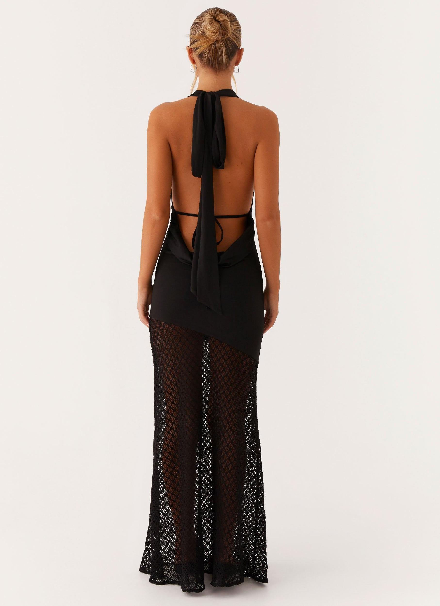 Aaliyah Maxi Dress - Black Product Image