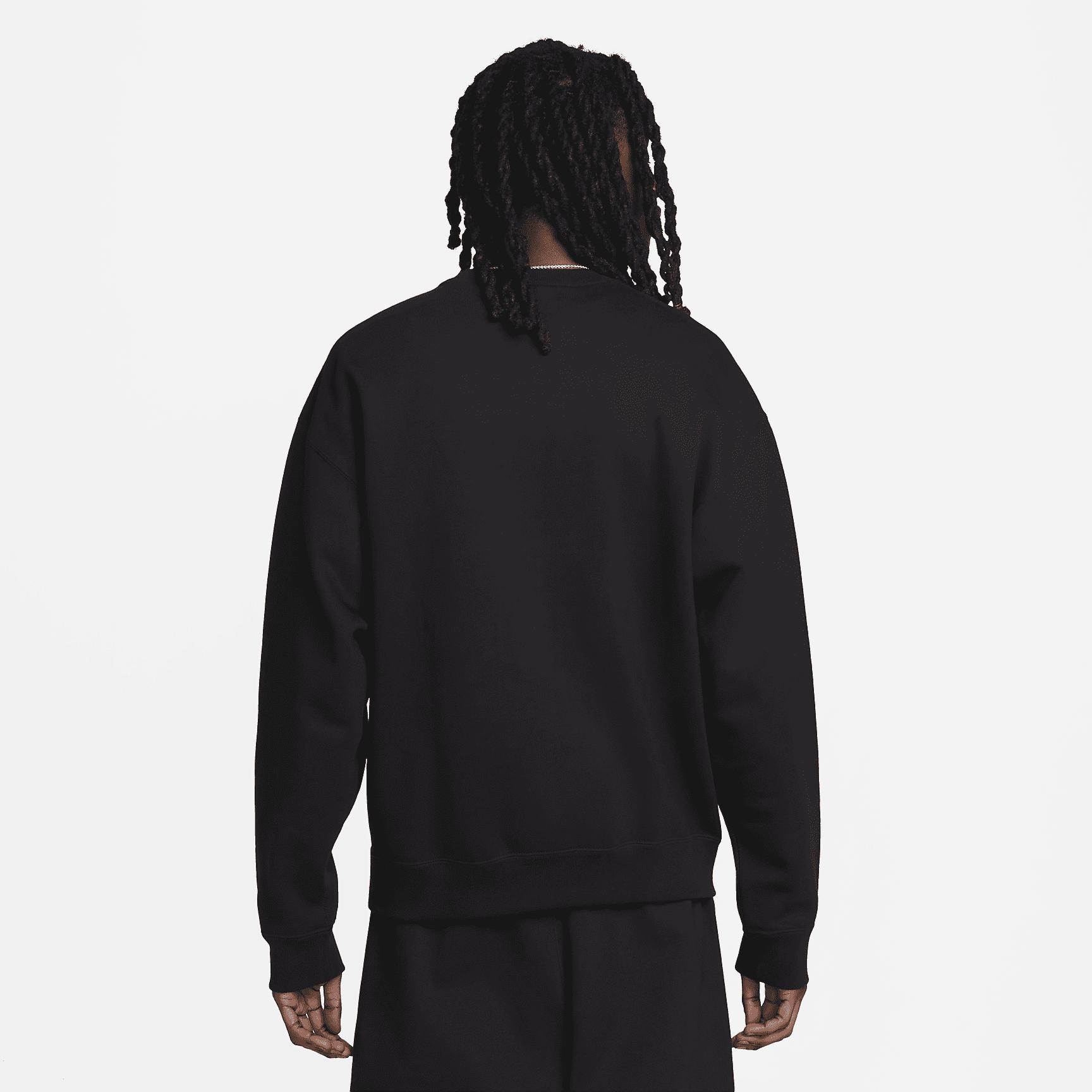 Nike Mens Solo Swoosh Fleece Crew | DX1361-010 Product Image