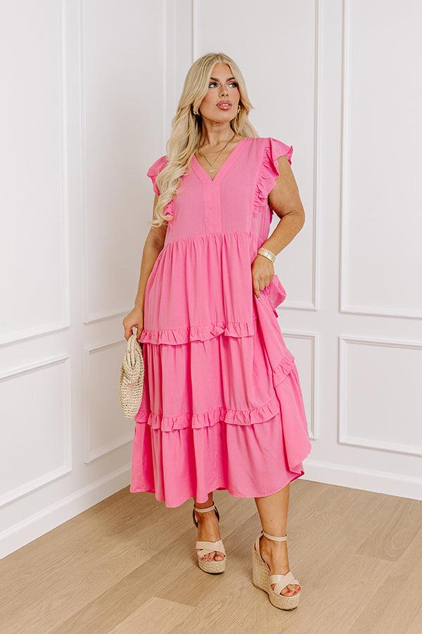 Patio Days Midi In Pink Curves Product Image