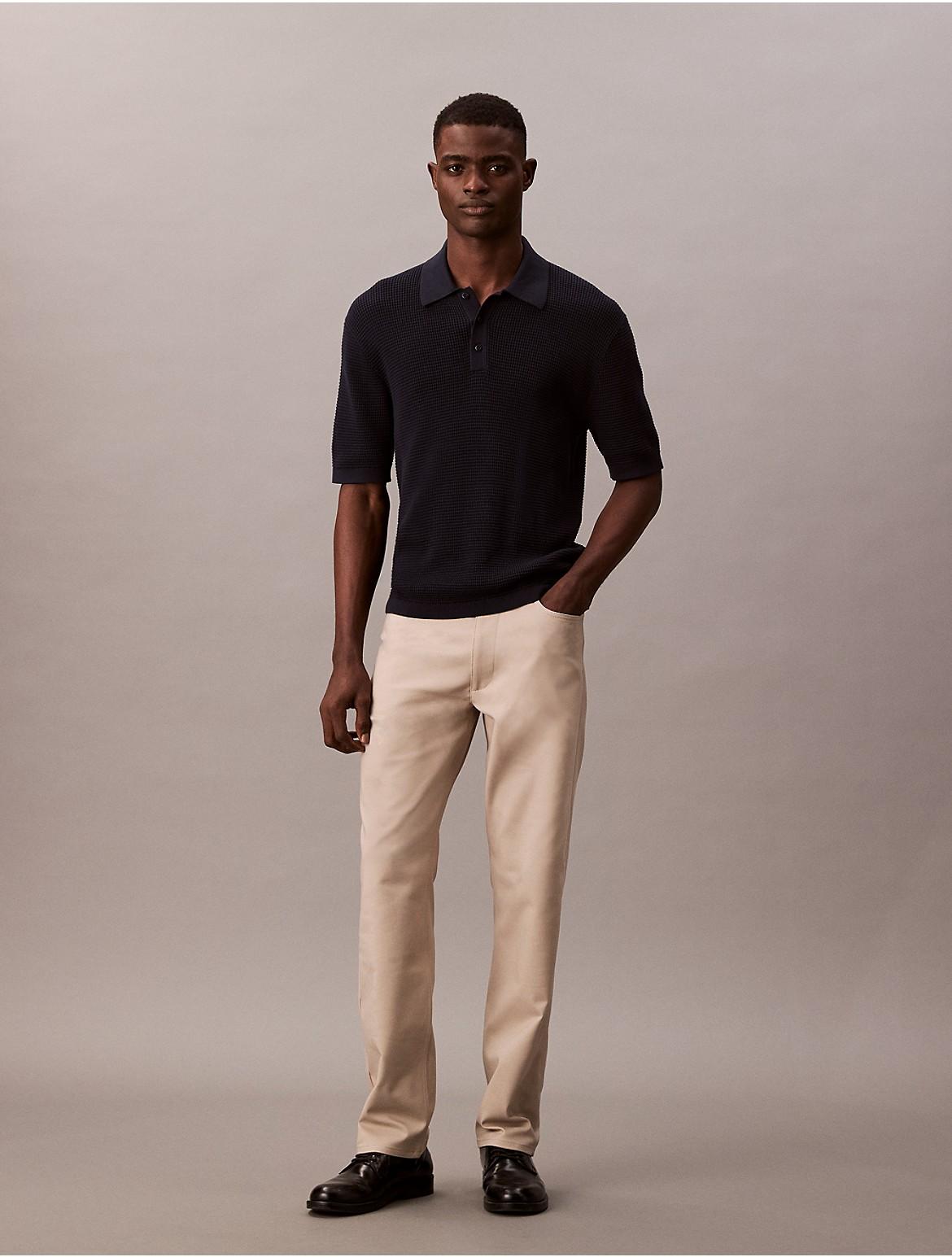 Calvin Klein Mens Standard Straight Stretch 5-Pocket Pants - Brown Product Image