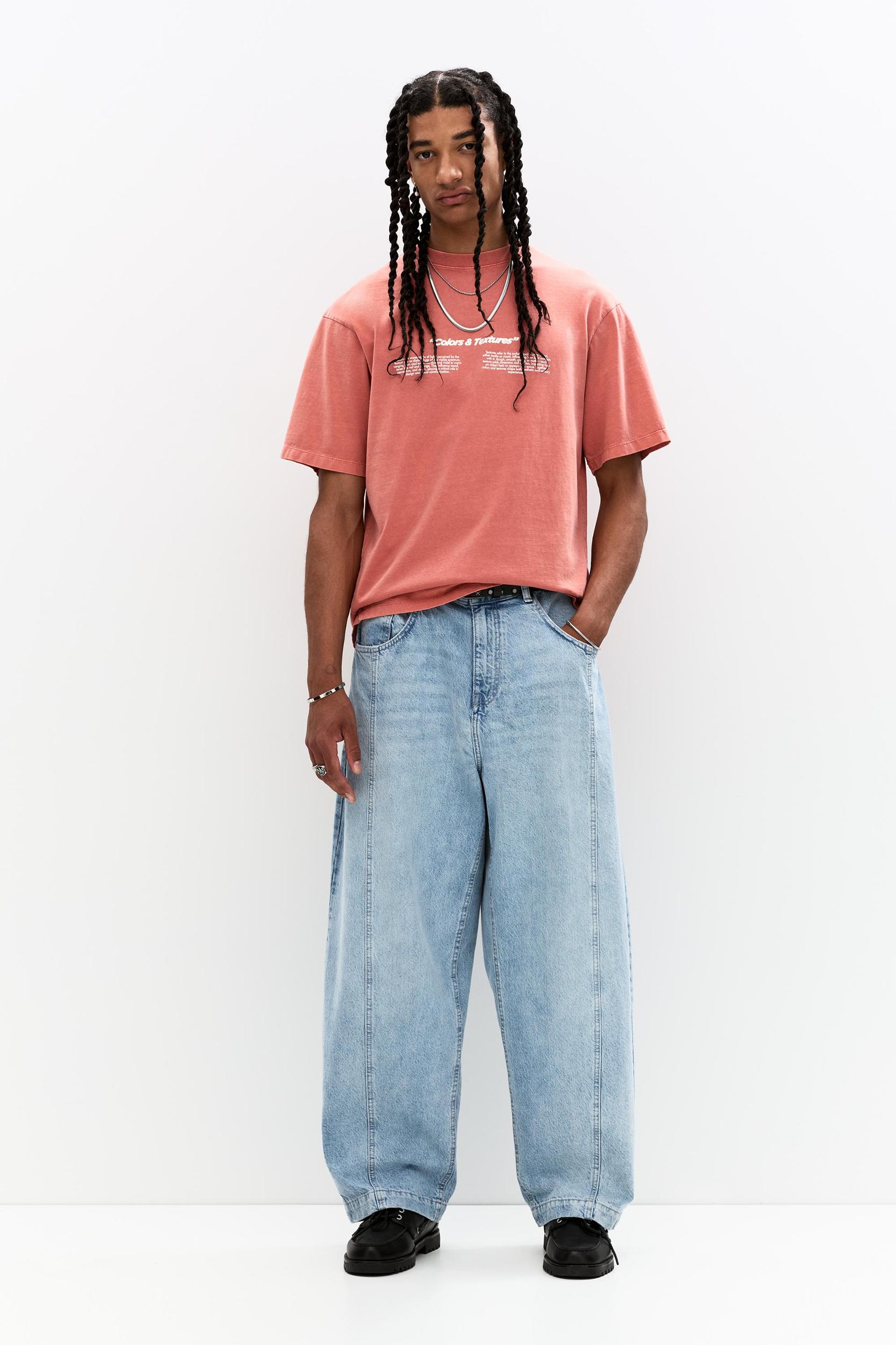 Fruit graphic and slogan T-shirt Product Image