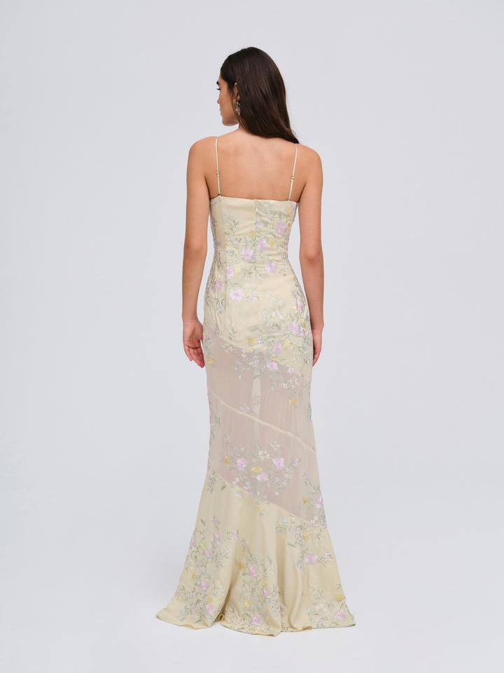 Jacqueline Maxi Dress — Yellow Product Image