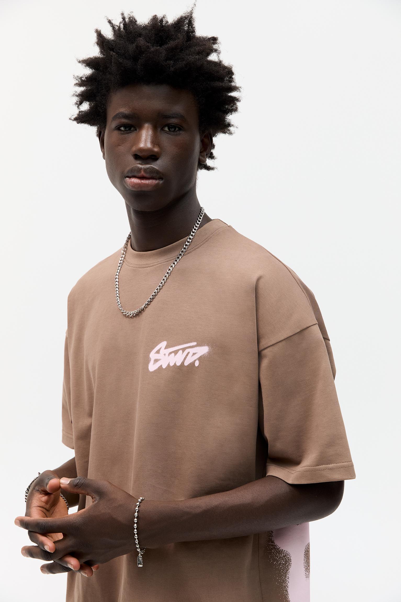 STWD short sleeve T-shirt with graffiti graphic Product Image