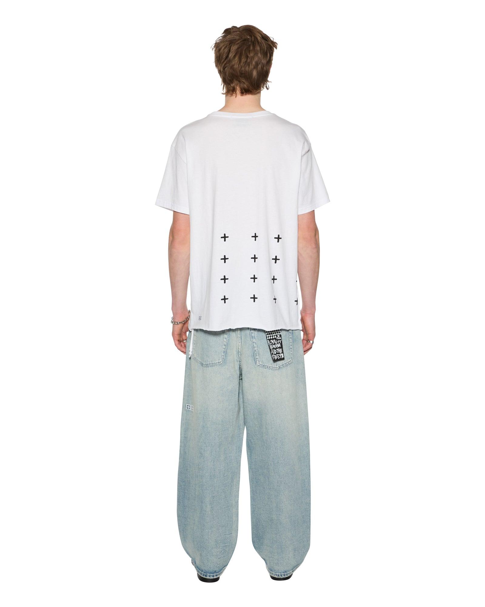 ALL DAY BIGGIE SS TEE WHITE Male Product Image