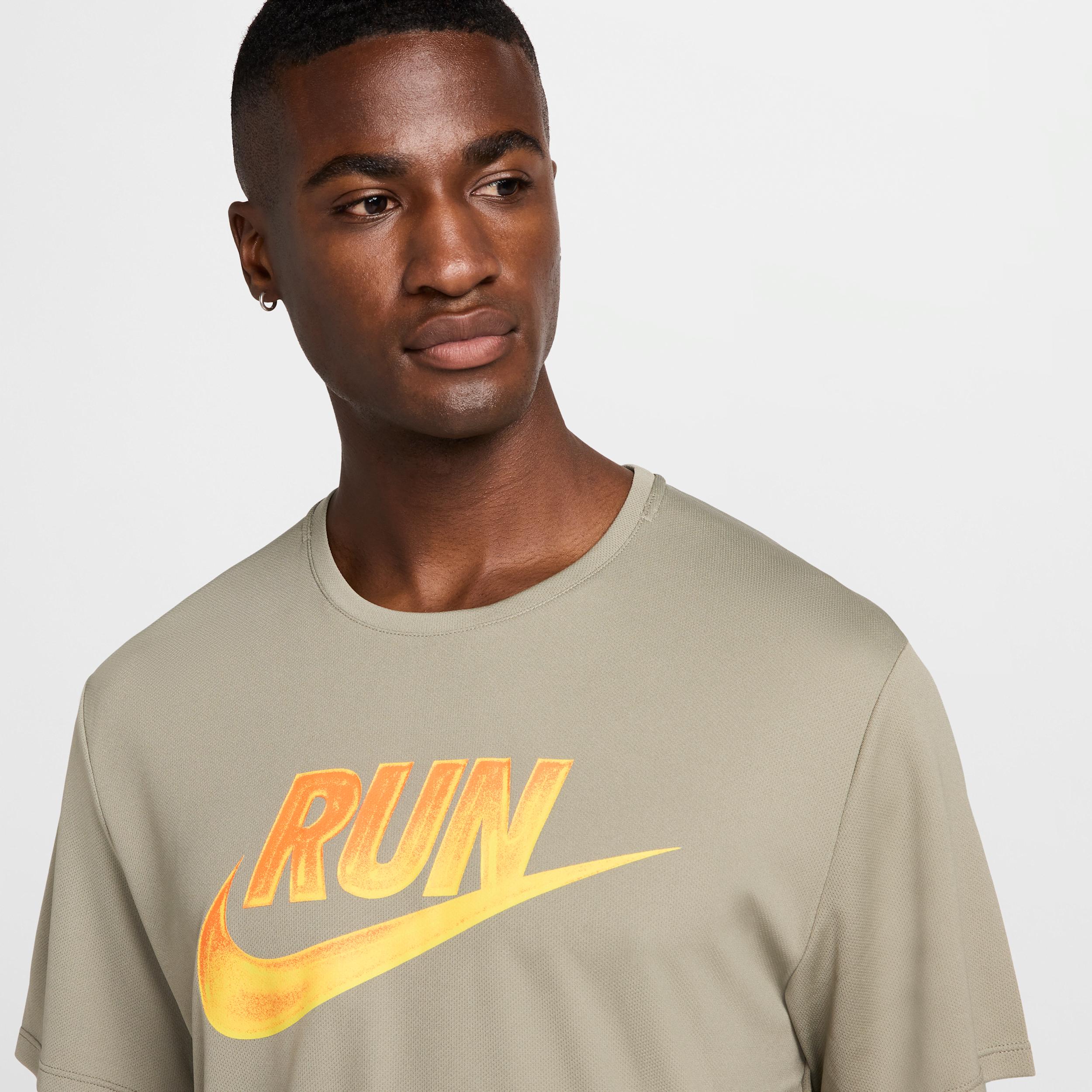 Nike Mens Miler Run Energy Dri-FIT Short-Sleeve Running Top | HJ3564-320 Product Image