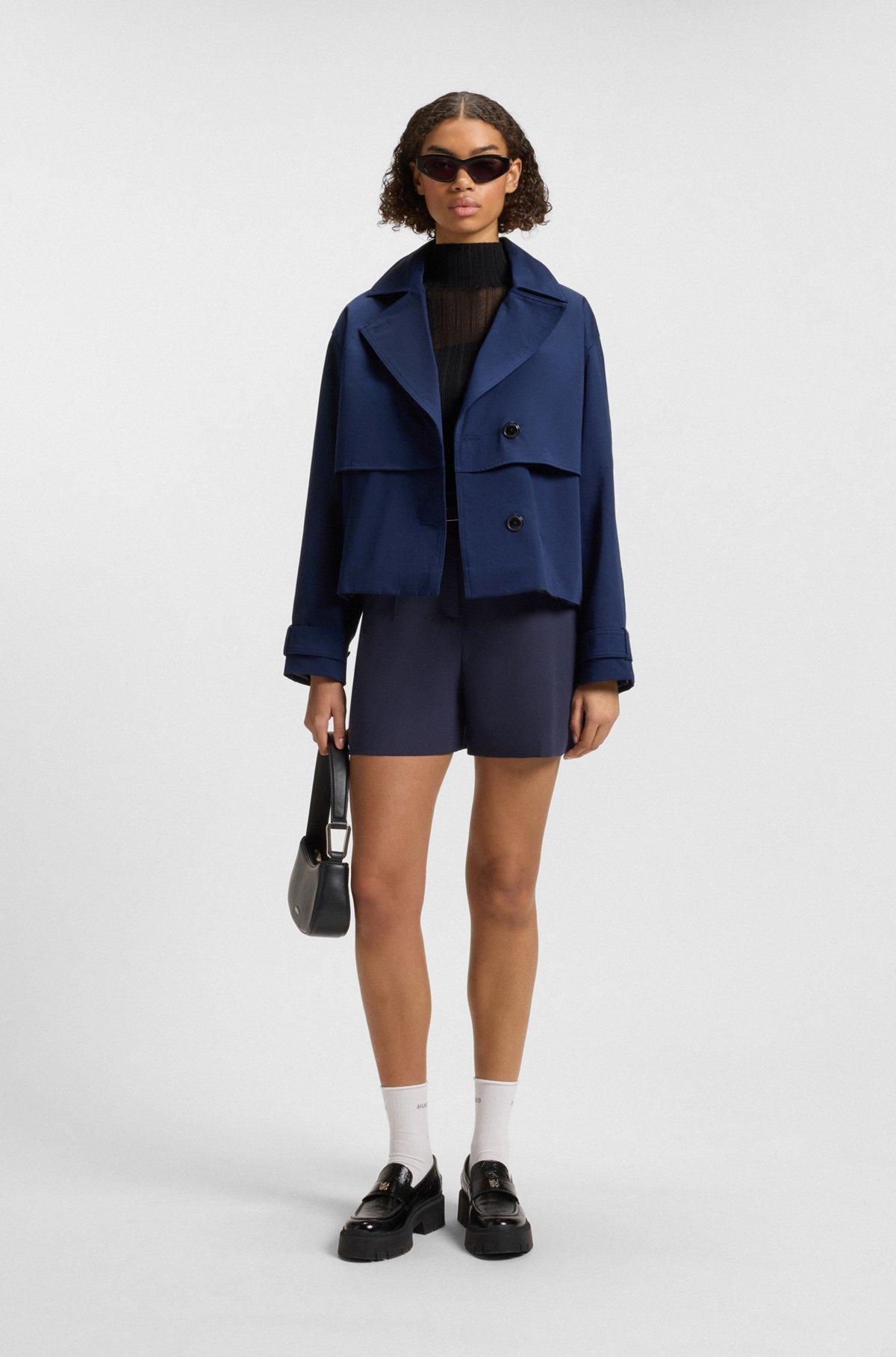 Regular-fit shorts with buckled belt Product Image