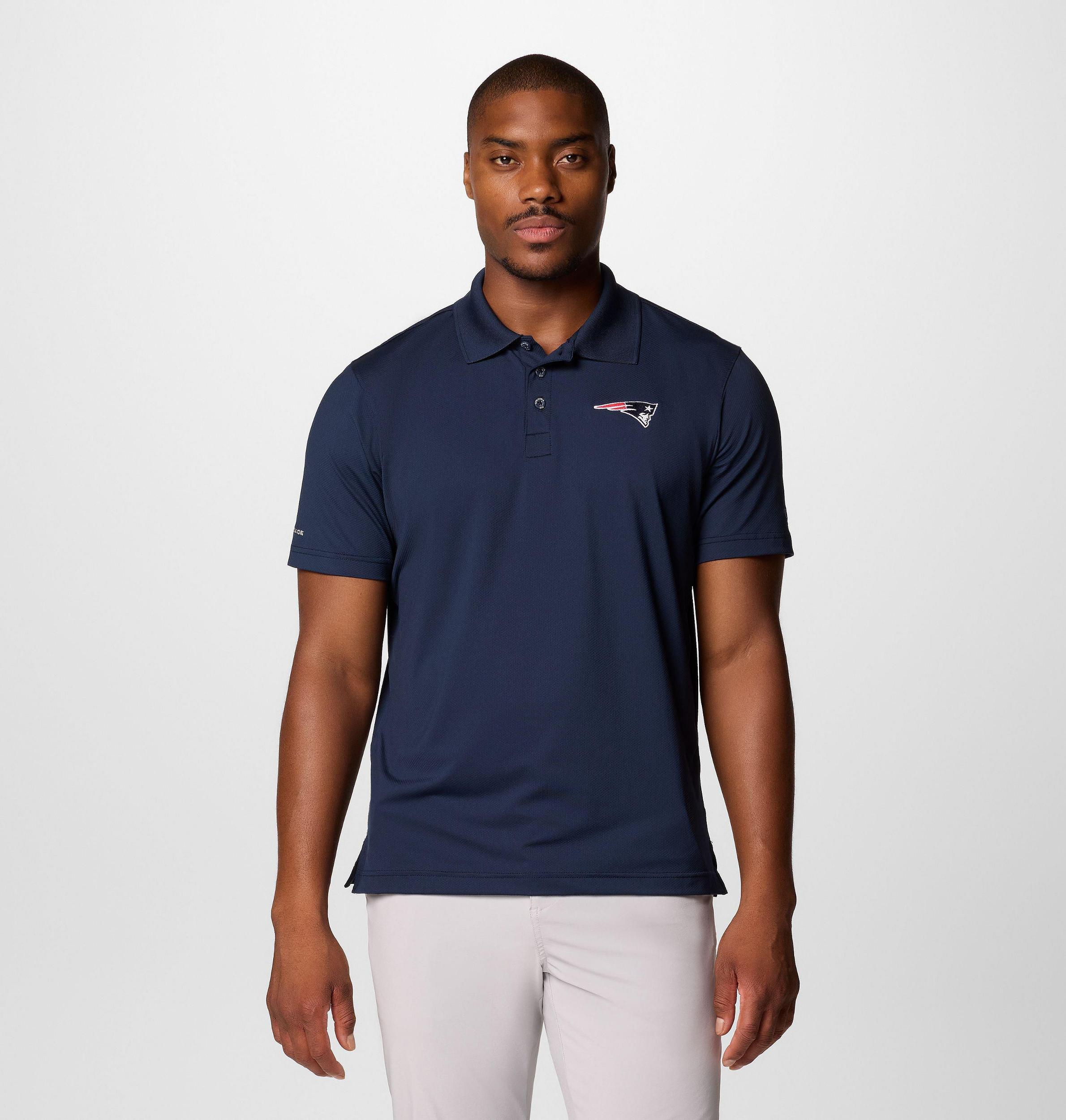 Columbia Mens PFG Low Drag Offshore Polo - New England Patriots- Product Image