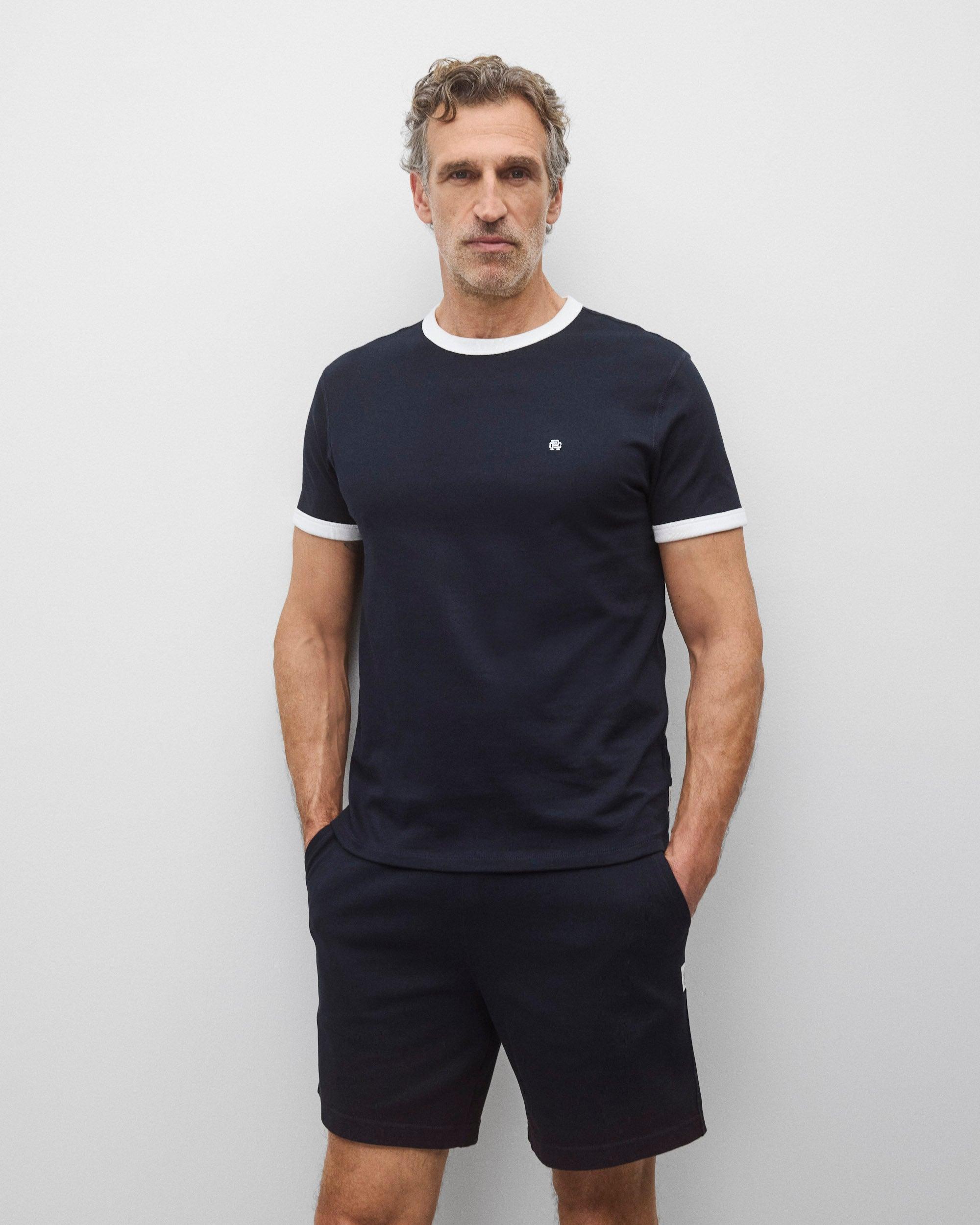 Midweight Jersey Ringer Standard T-Shirt Male Product Image