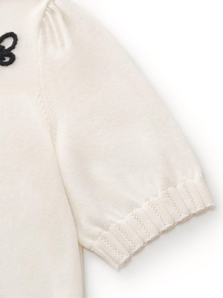 Tencel Butterfly Women Knit Top Product Image