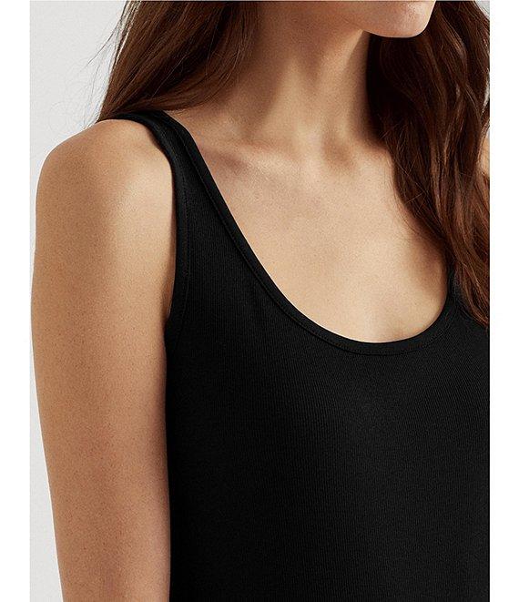 Lauren Ralph Lauren Stretch Cotton Tank Top Product Image