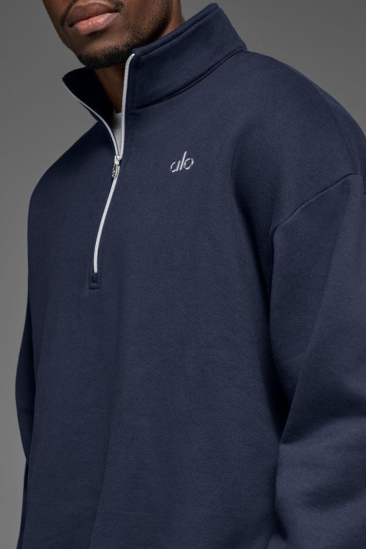 Accolade 1/4 Zip Pullover - Navy Male Product Image