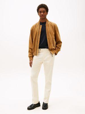 Stretch-Oxford Straight Dress Pant Product Image