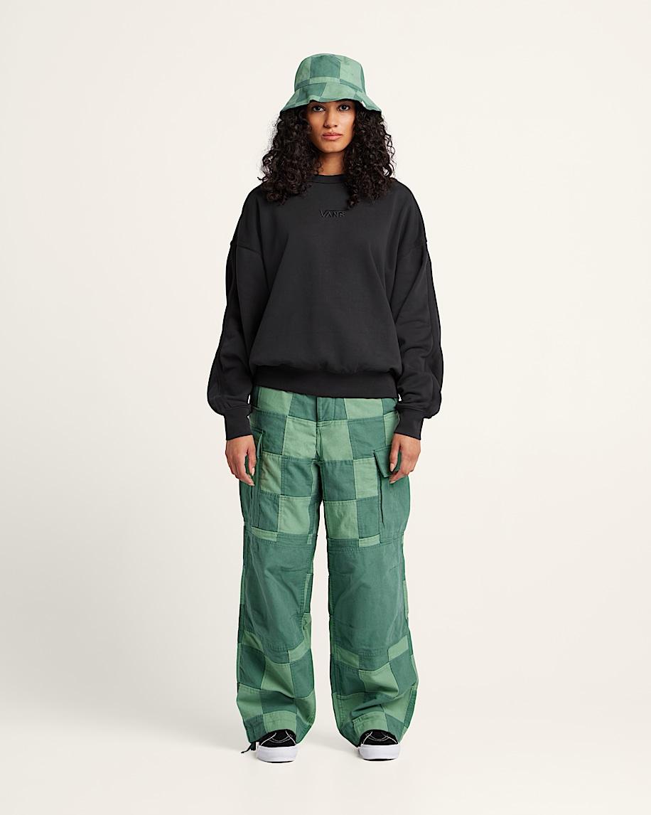 Premium Logo Crewneck Sweatshirt in Black| Vans US Product Image