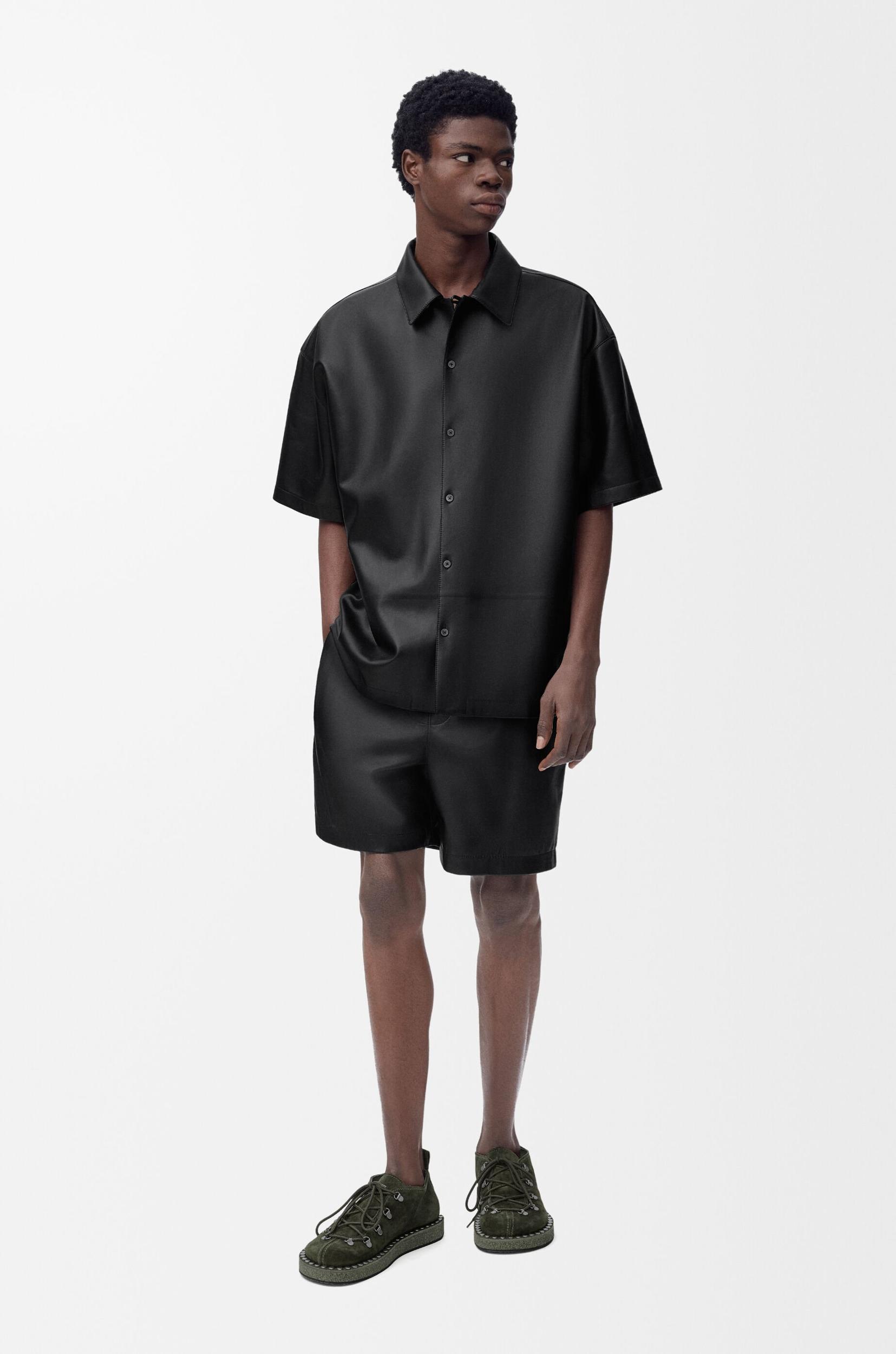 Shorts in nappa lambskin Product Image