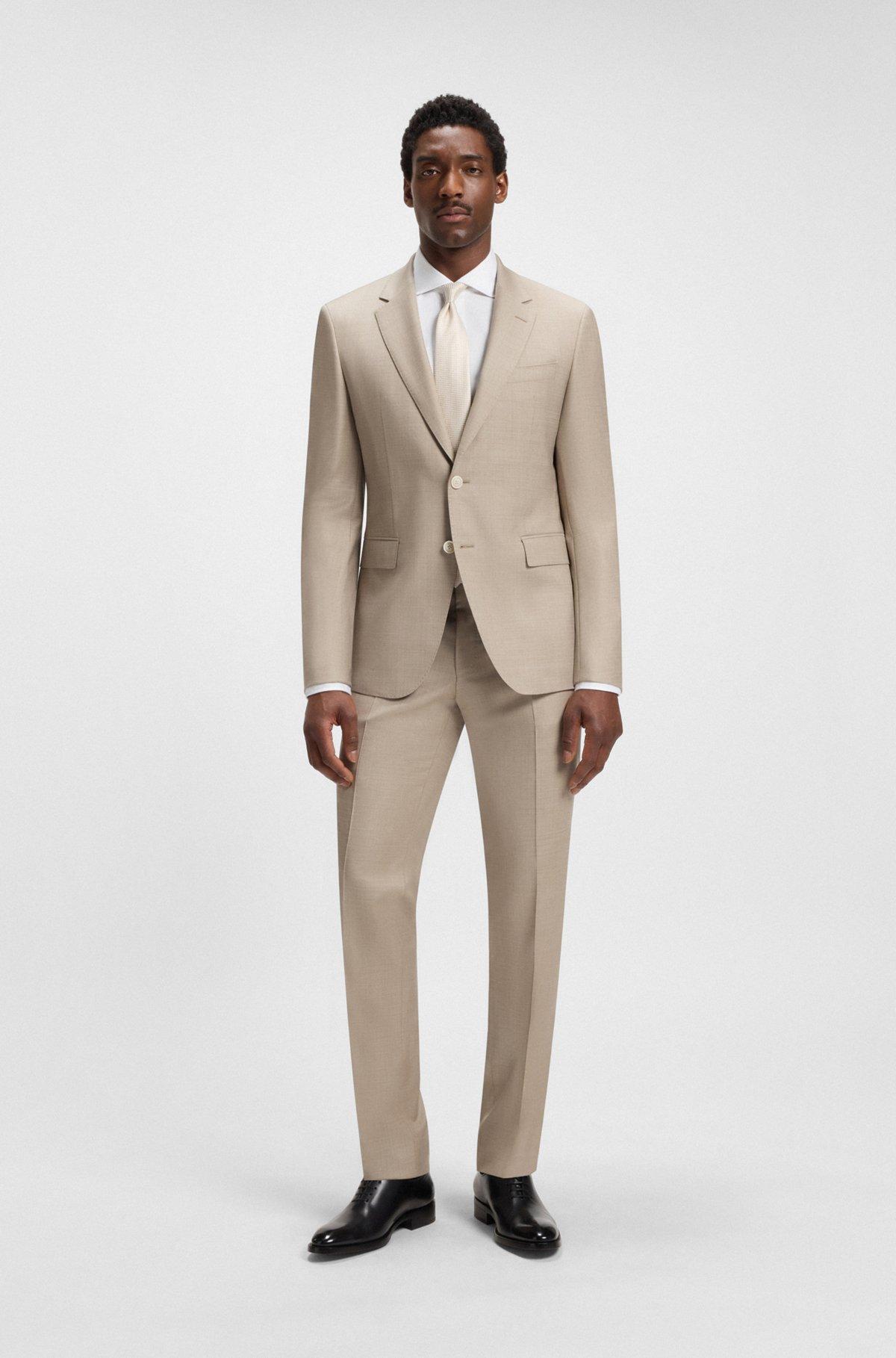 BOSS - Italian-made Oxford shoes in burnished leather - Black Product Image