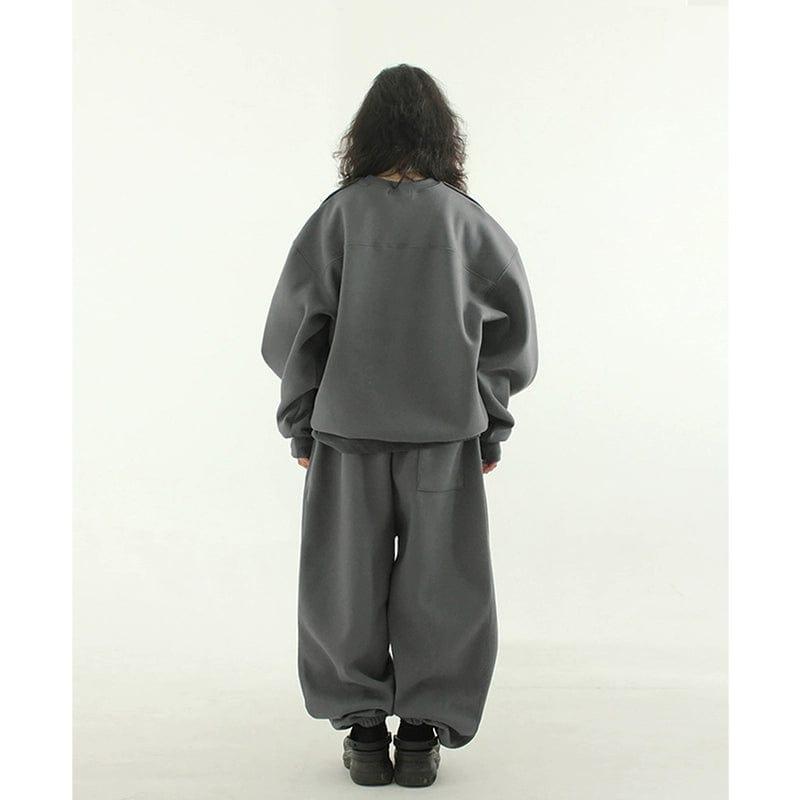 RT No. 11811 OVERSIZE PULLOVER SWEATER & SWEATPANTS Product Image