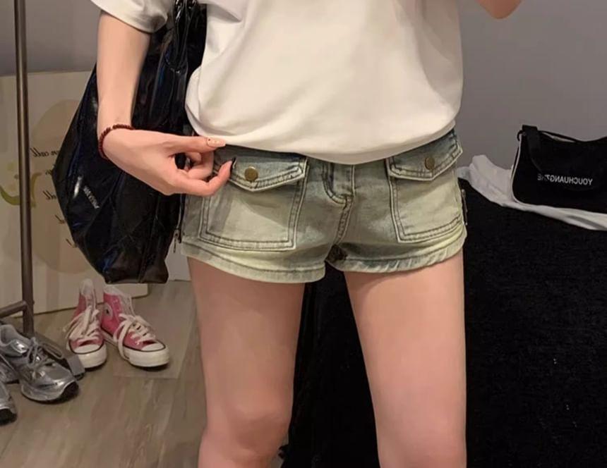 Short-Sleeve Off Shoulder Plain Top Product Image