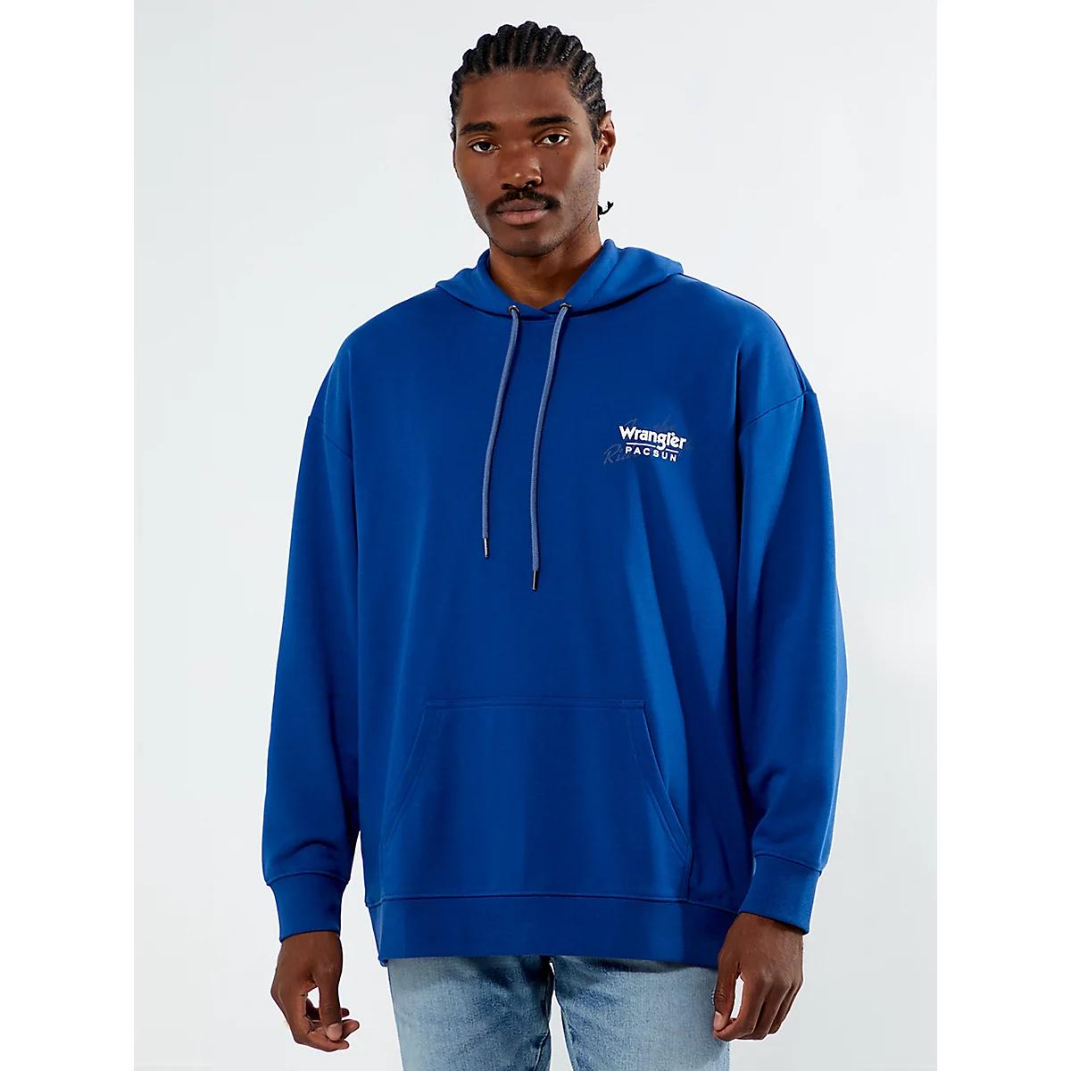 Wrangler® x PacSun Men's Graphic Hoodie in Dune Product Image