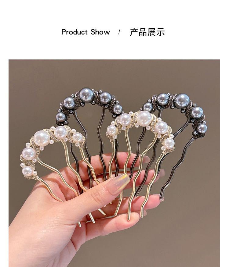 Faux Pearl Hair Fork Product Image