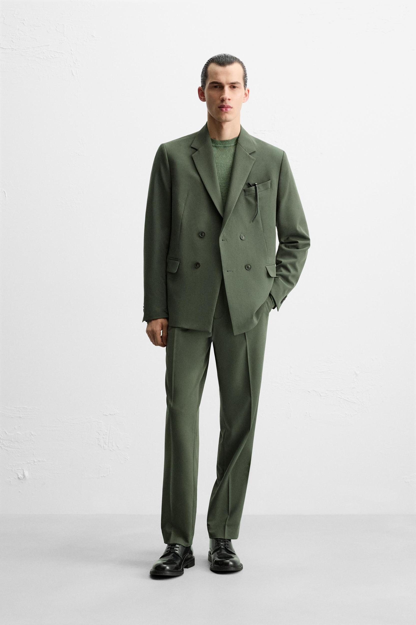 SLIM FIT SUIT PANTS Product Image