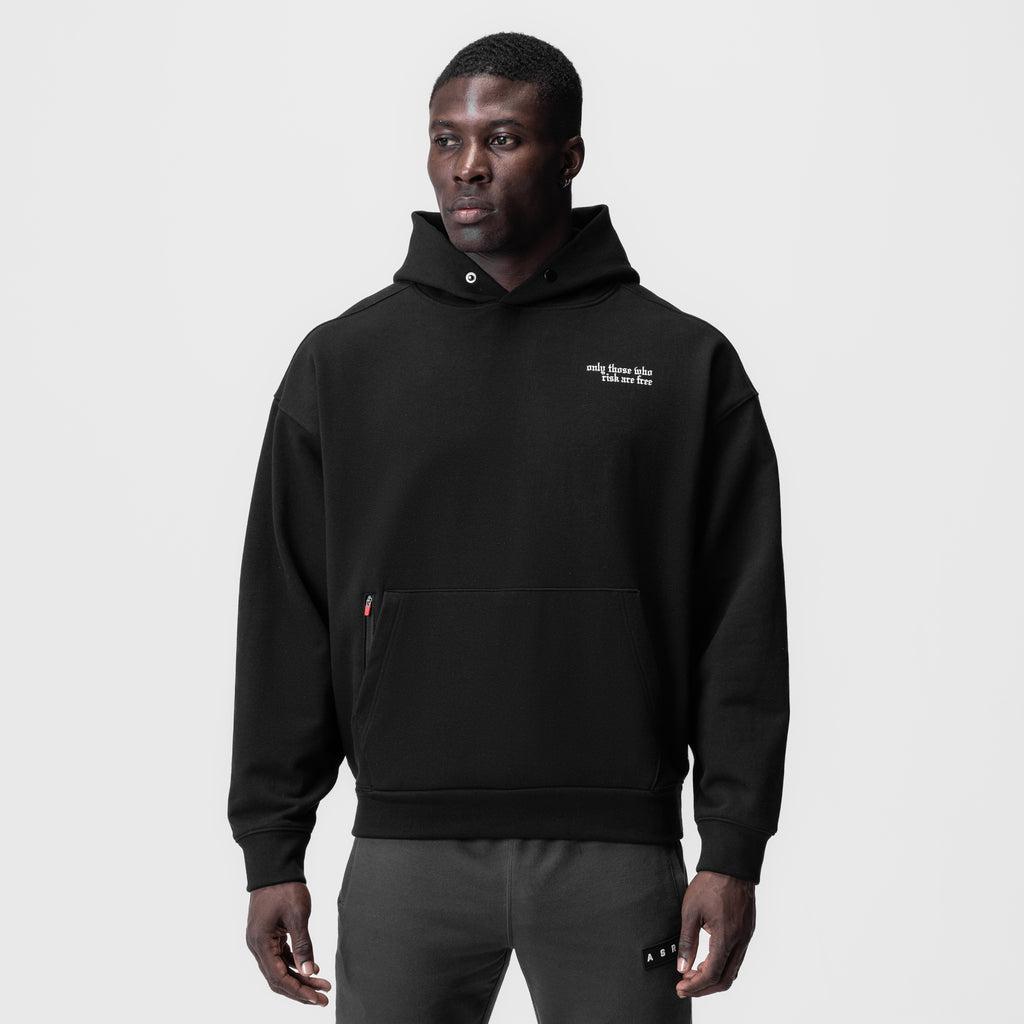 0874. Tech-Terry™ Zip Pocket Hoodie - Black "Brush Wings/ASRV" Product Image