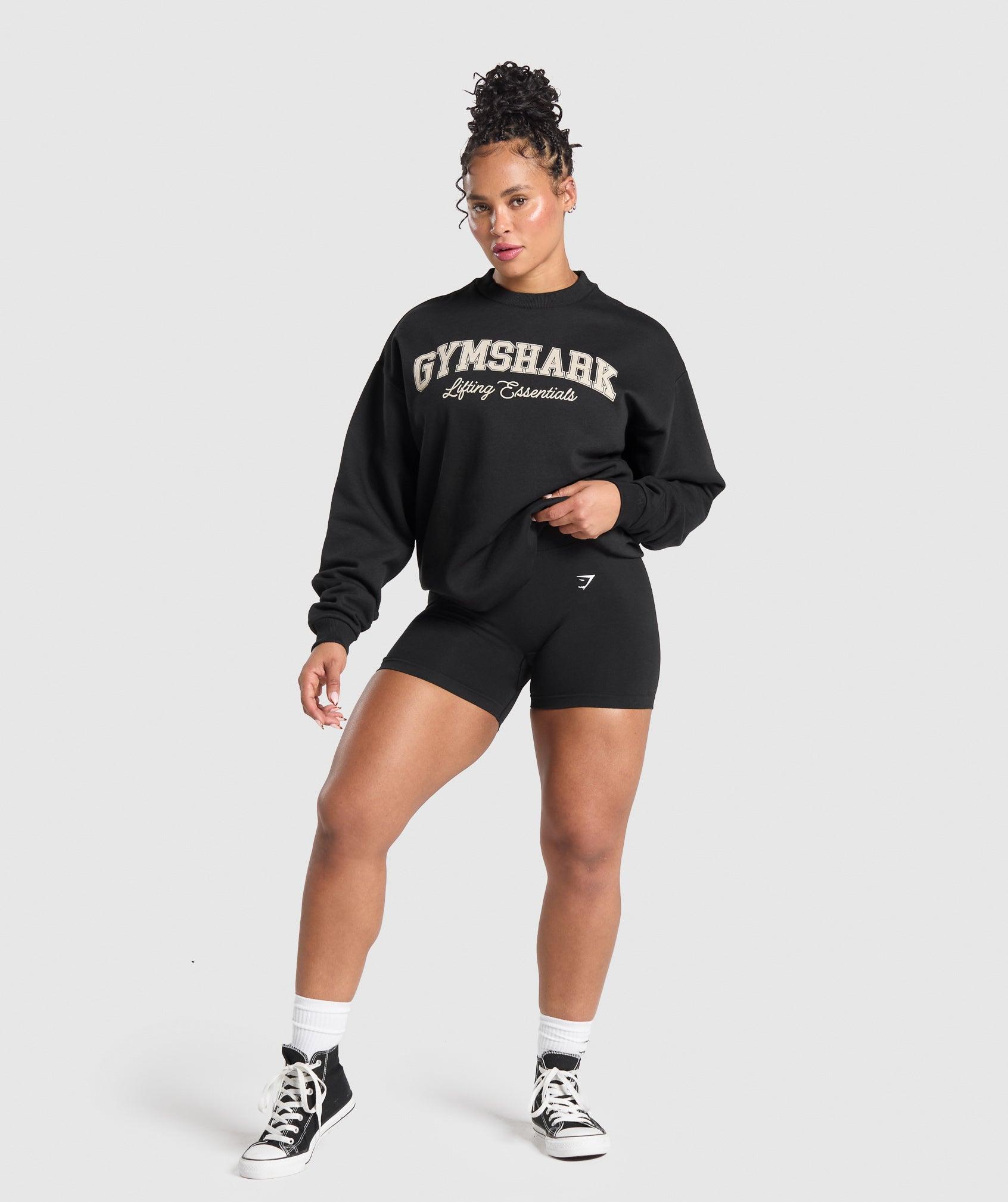 Lifting Essentials Graphic Brushed Oversized Sweatshirt Product Image