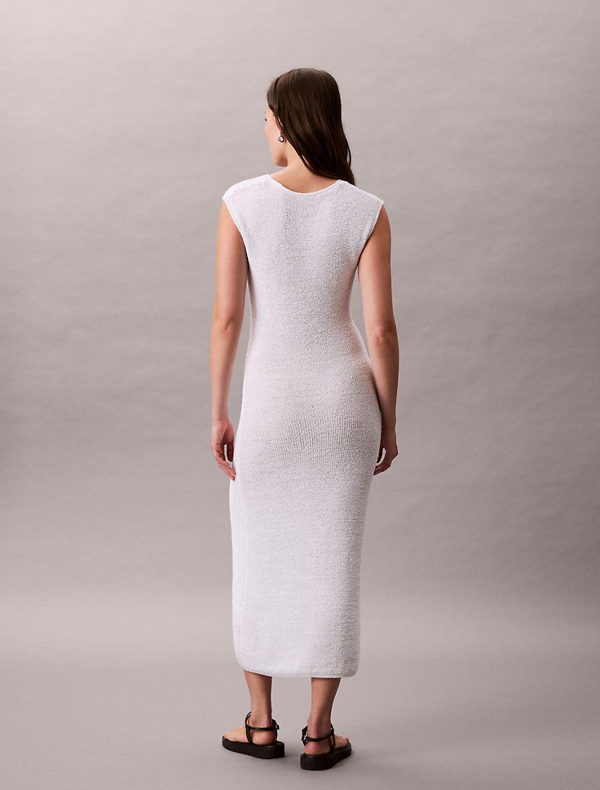 Knit Sleeveless Midi Dress Product Image