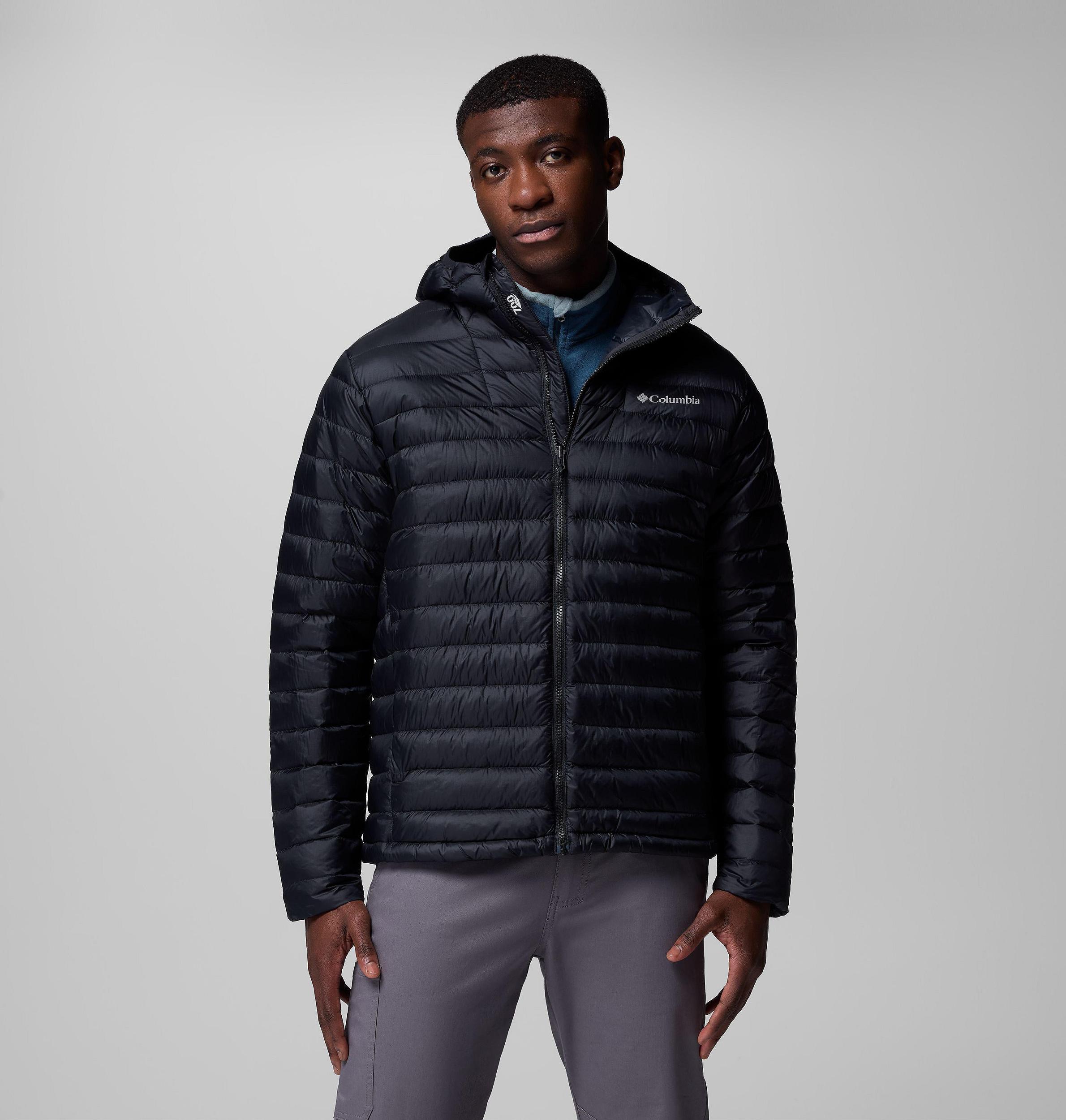 Columbia Mens Corelite Down Hooded Jacket- Product Image