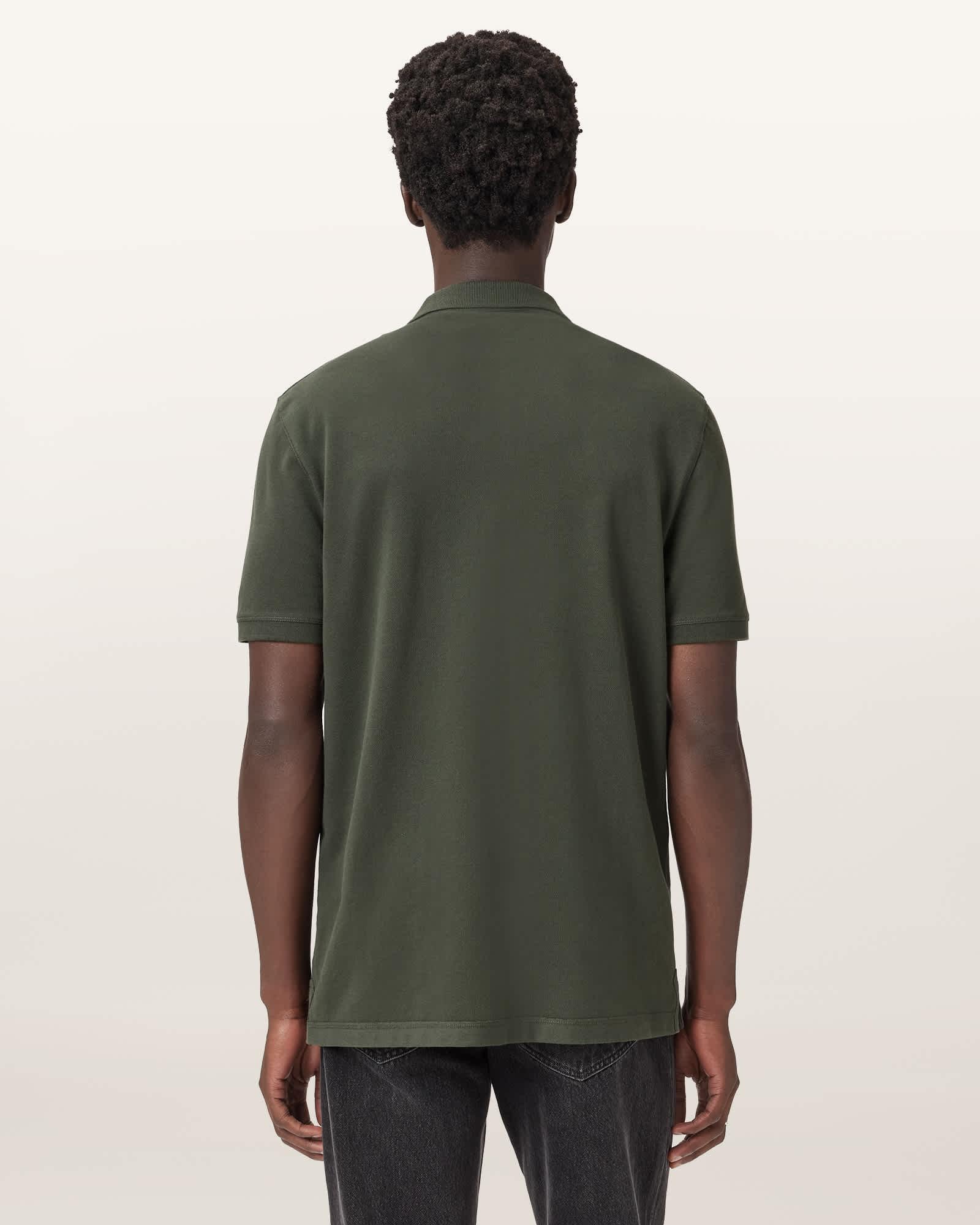Reform Short Sleeve Polo Shirts 2 Pack GREEN/DUFFEL GREEN | ALLSAINTS US Product Image