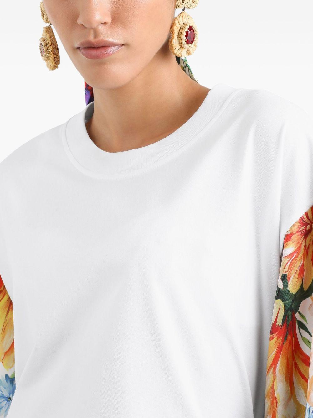 silk-sleeve t-shirt Product Image