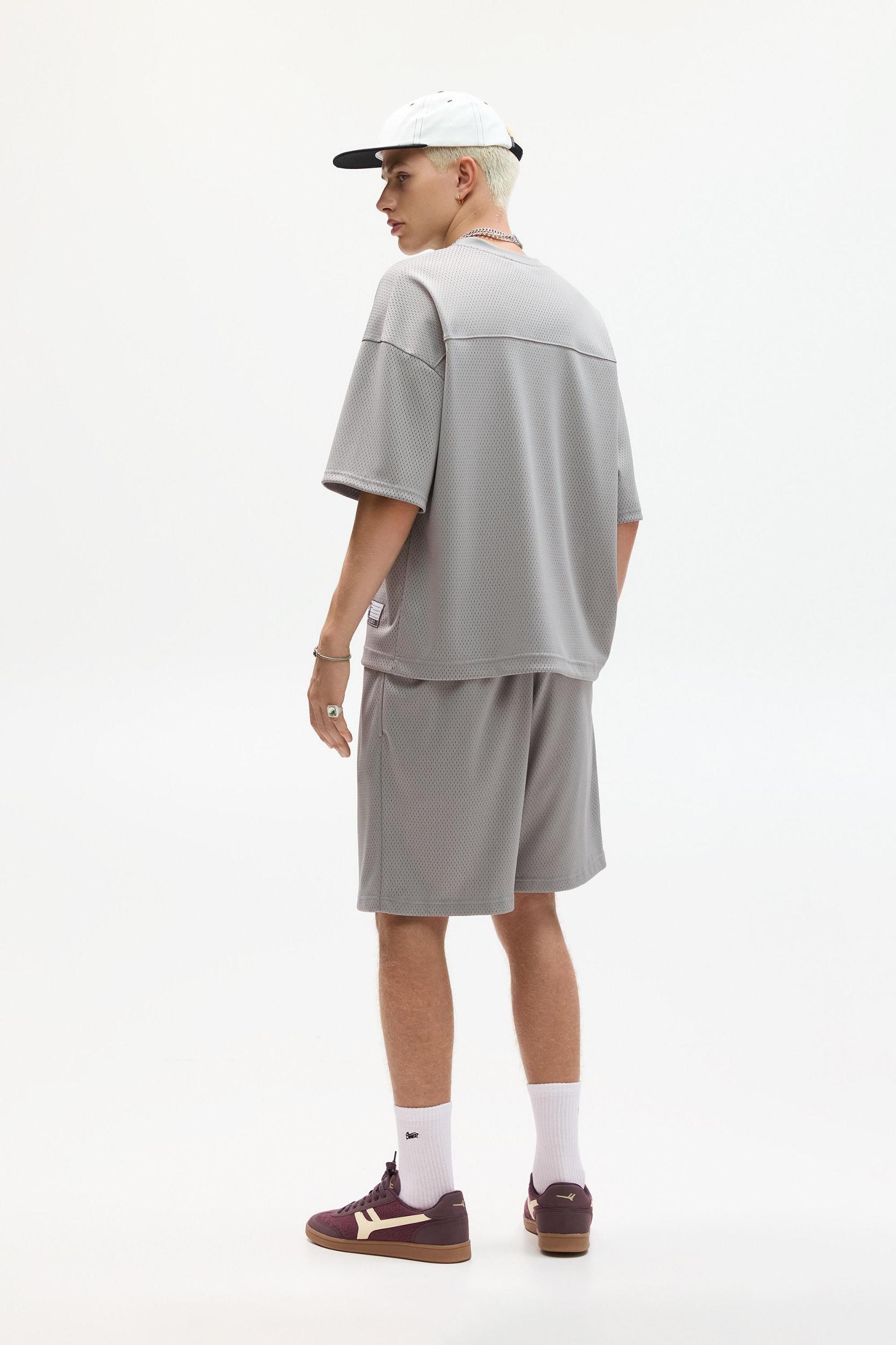Mesh Bermuda sweat shorts Product Image