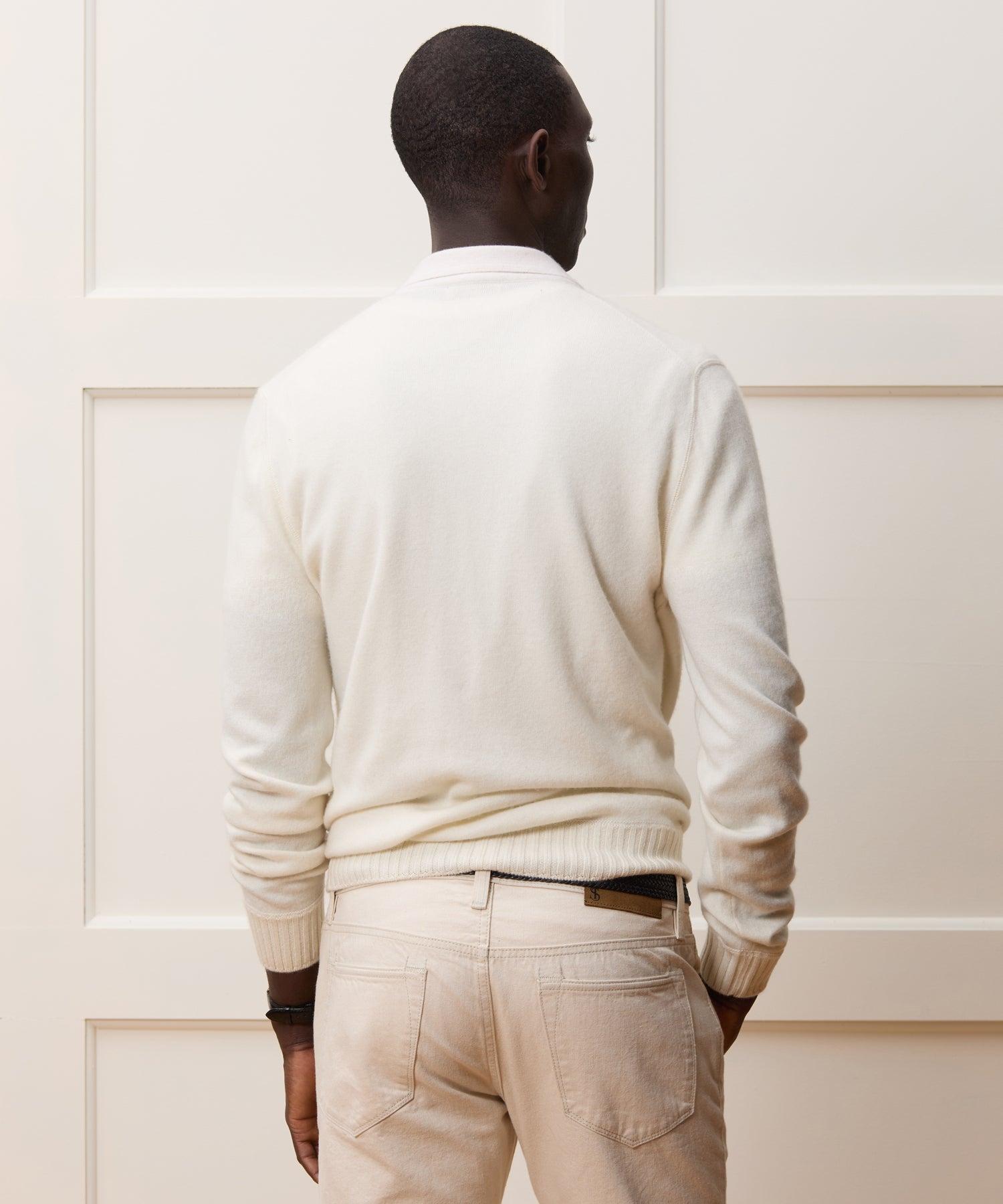 Italian Cashmere Half-Zip Sweater Polo Product Image