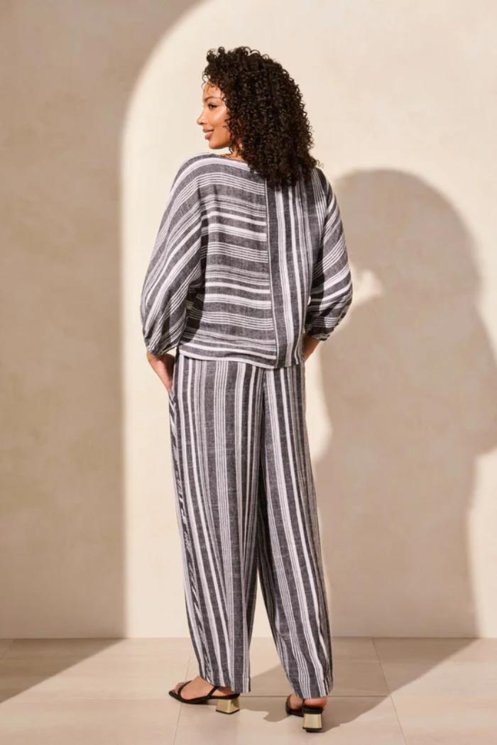 Black Linen Top Product Image