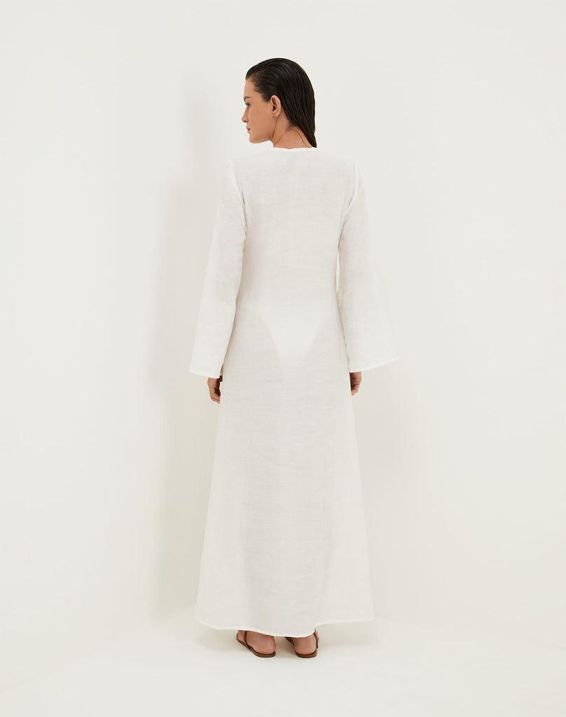 Lys Long Cardigan - Off White Product Image