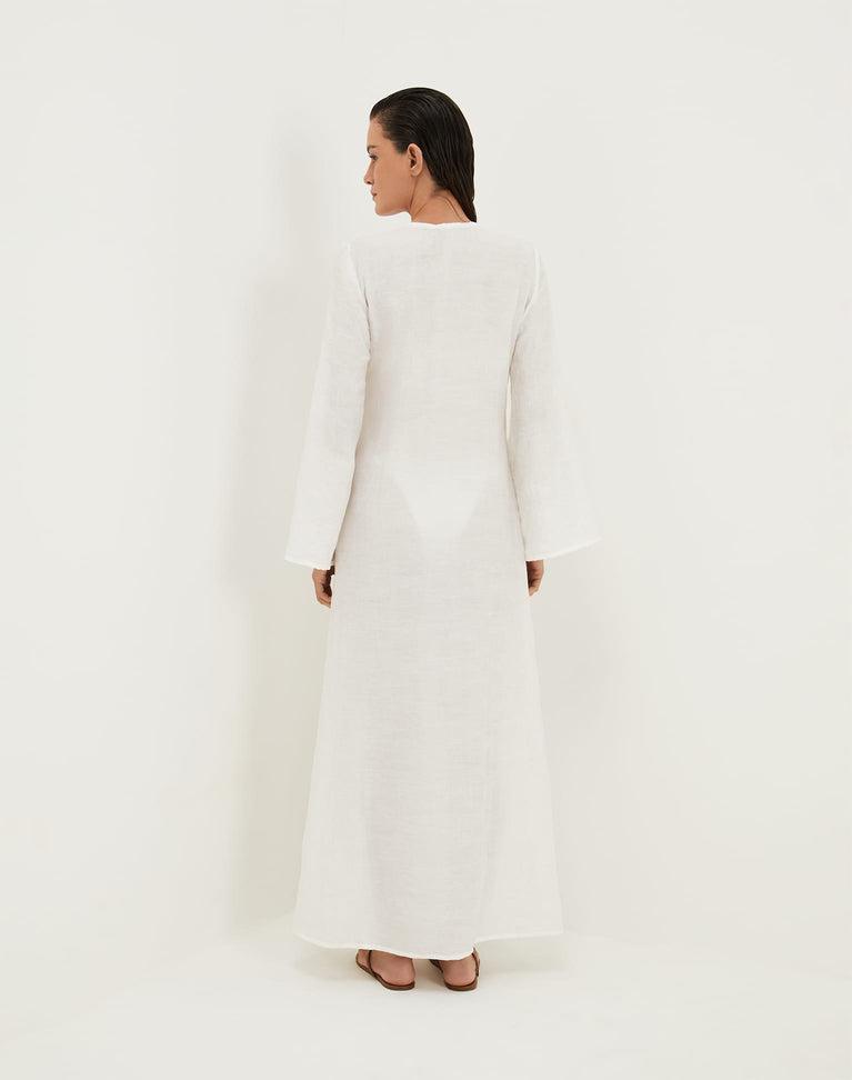 Lys Long Cardigan - Off White Product Image