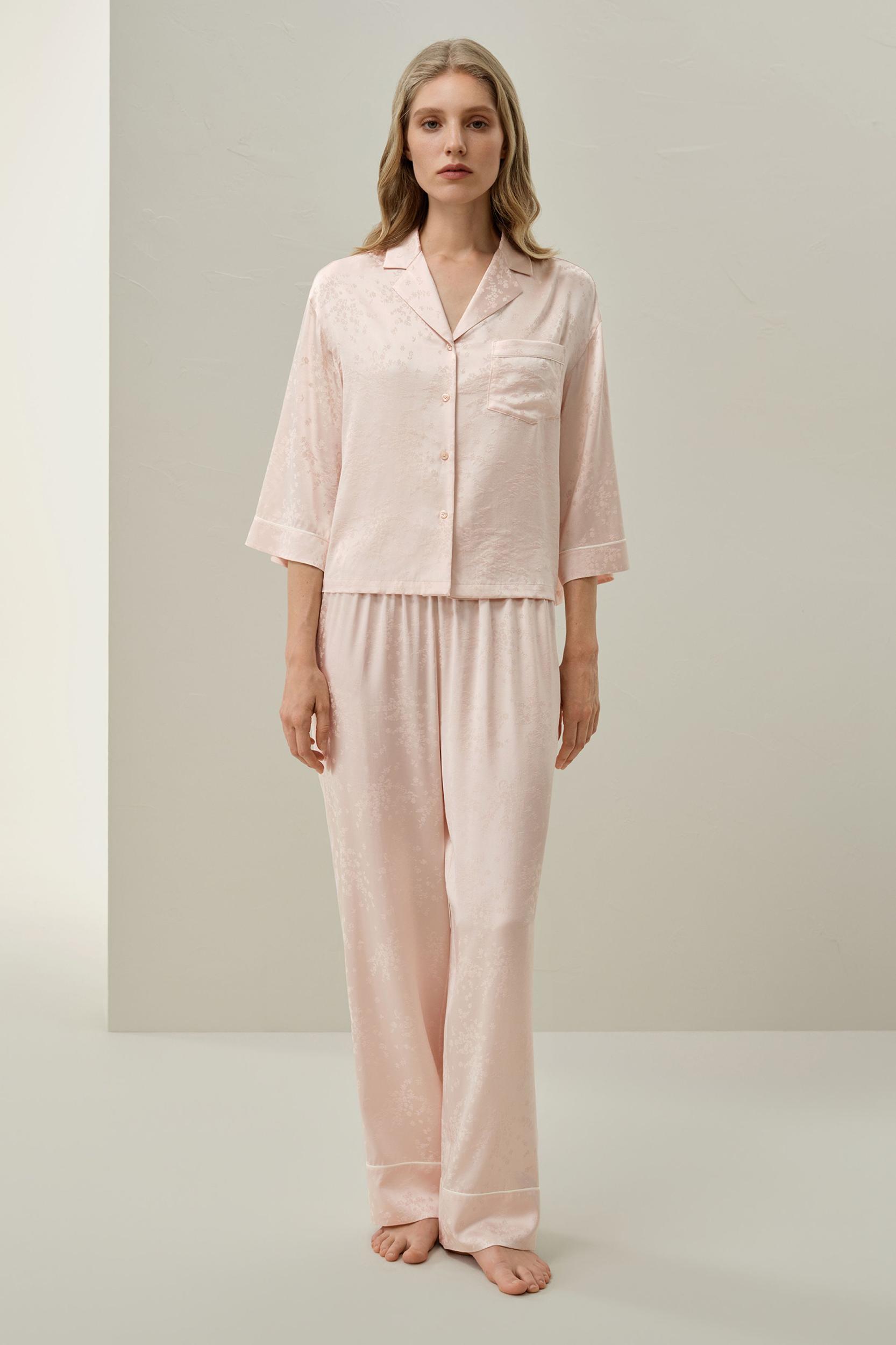 YING Jacquard Pajama Set Product Image