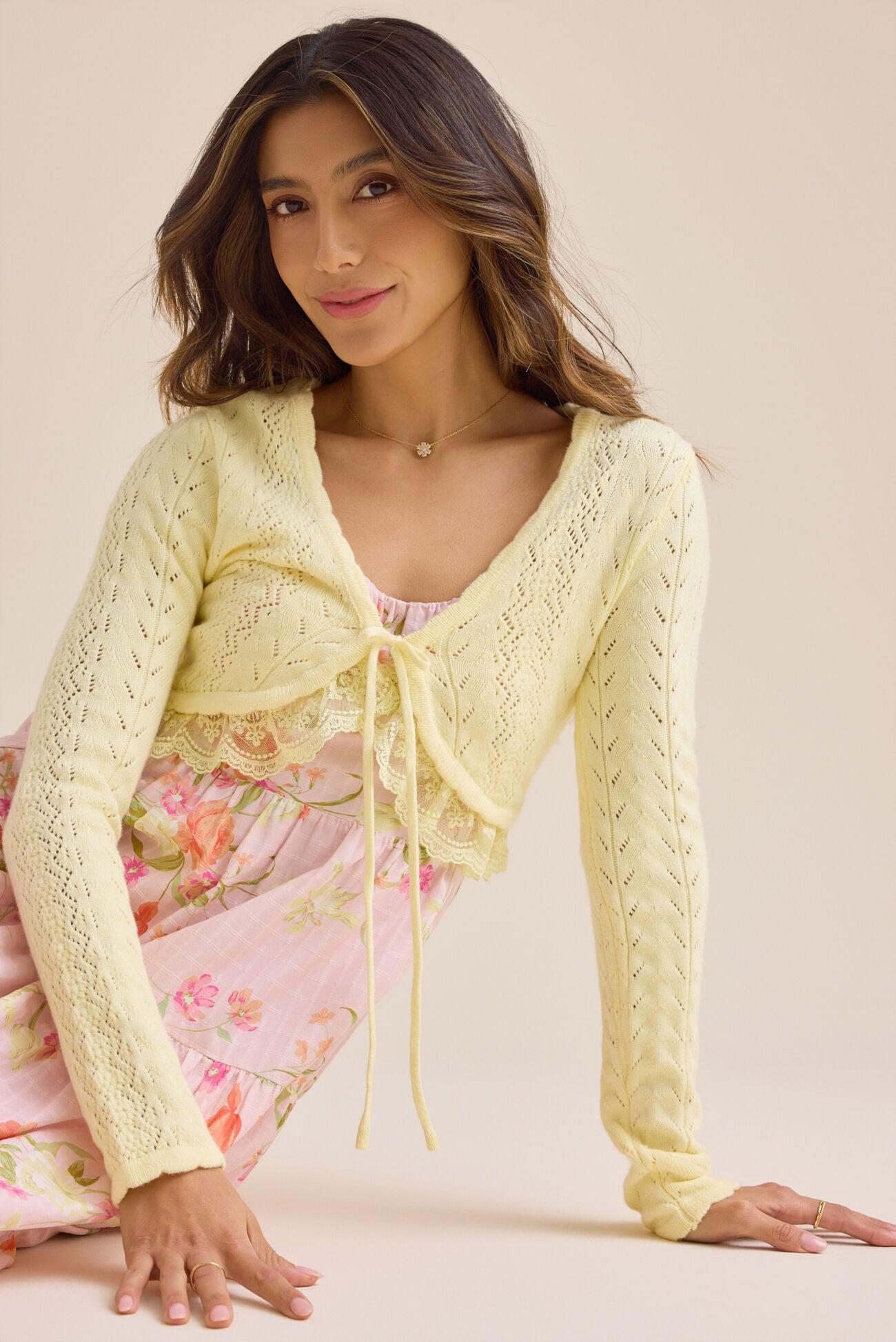 Rowen Pointelle Cardigan Product Image