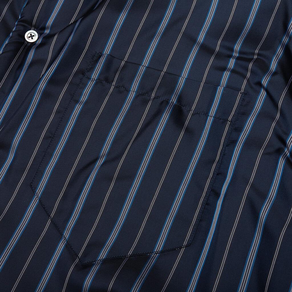 Padded Shirt - Navy Stripe Male Product Image