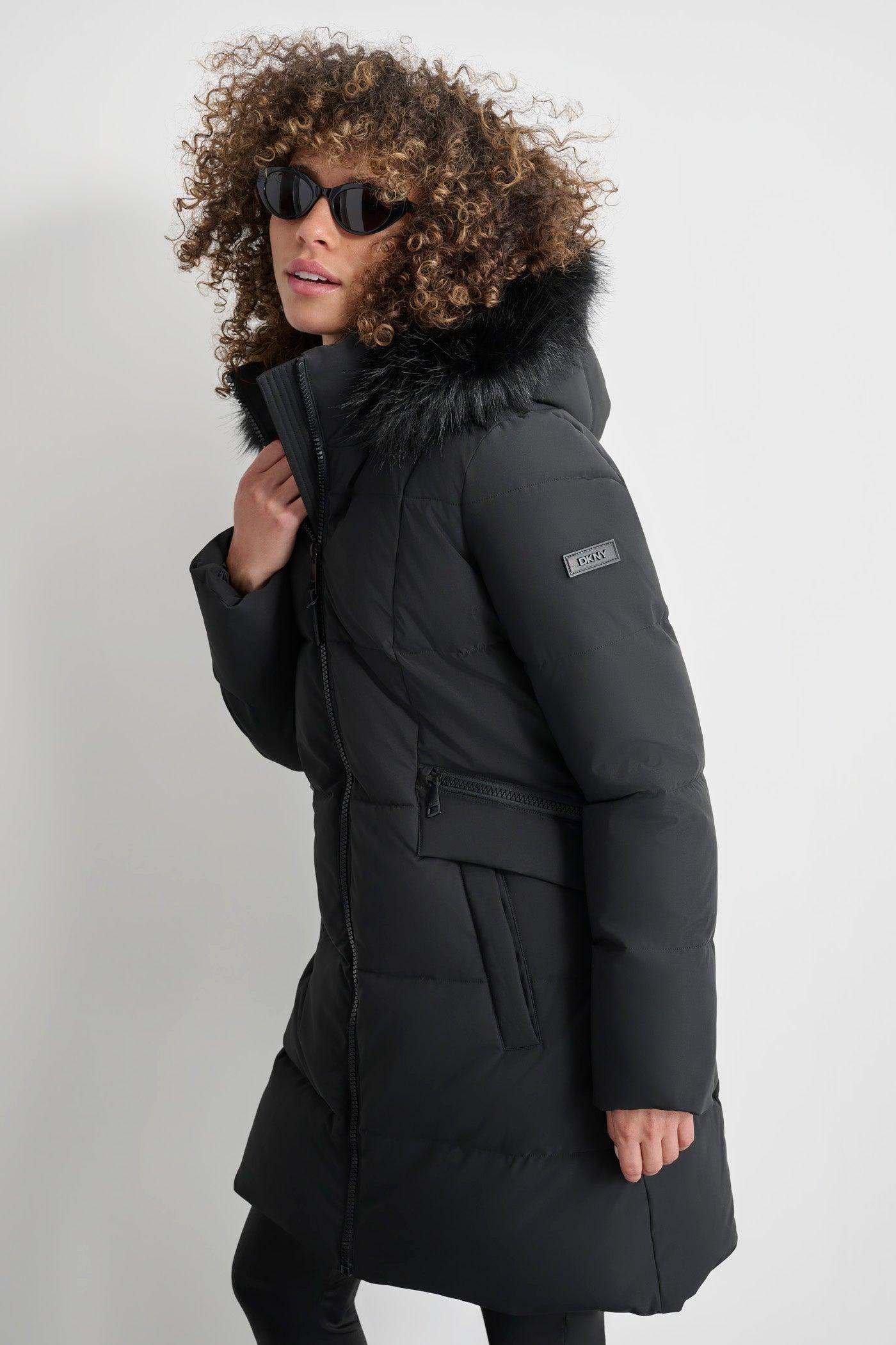 Long Puffer With Double Pockets Product Image