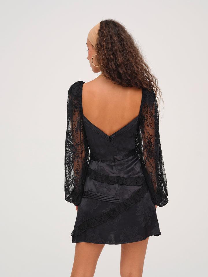 Gisela Mini Dress — Black Product Image