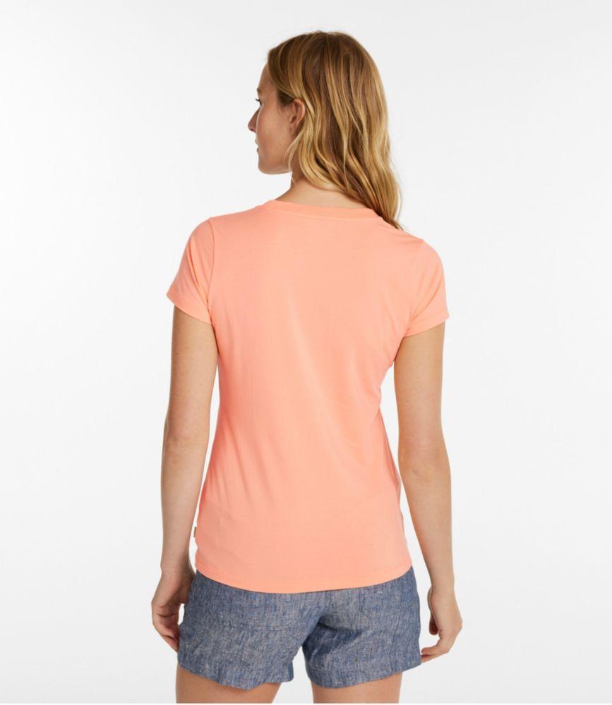 Women's Soft Stretch Supima-Blend Tee, Scoopneck Short-Sleeve Graphic Product Image